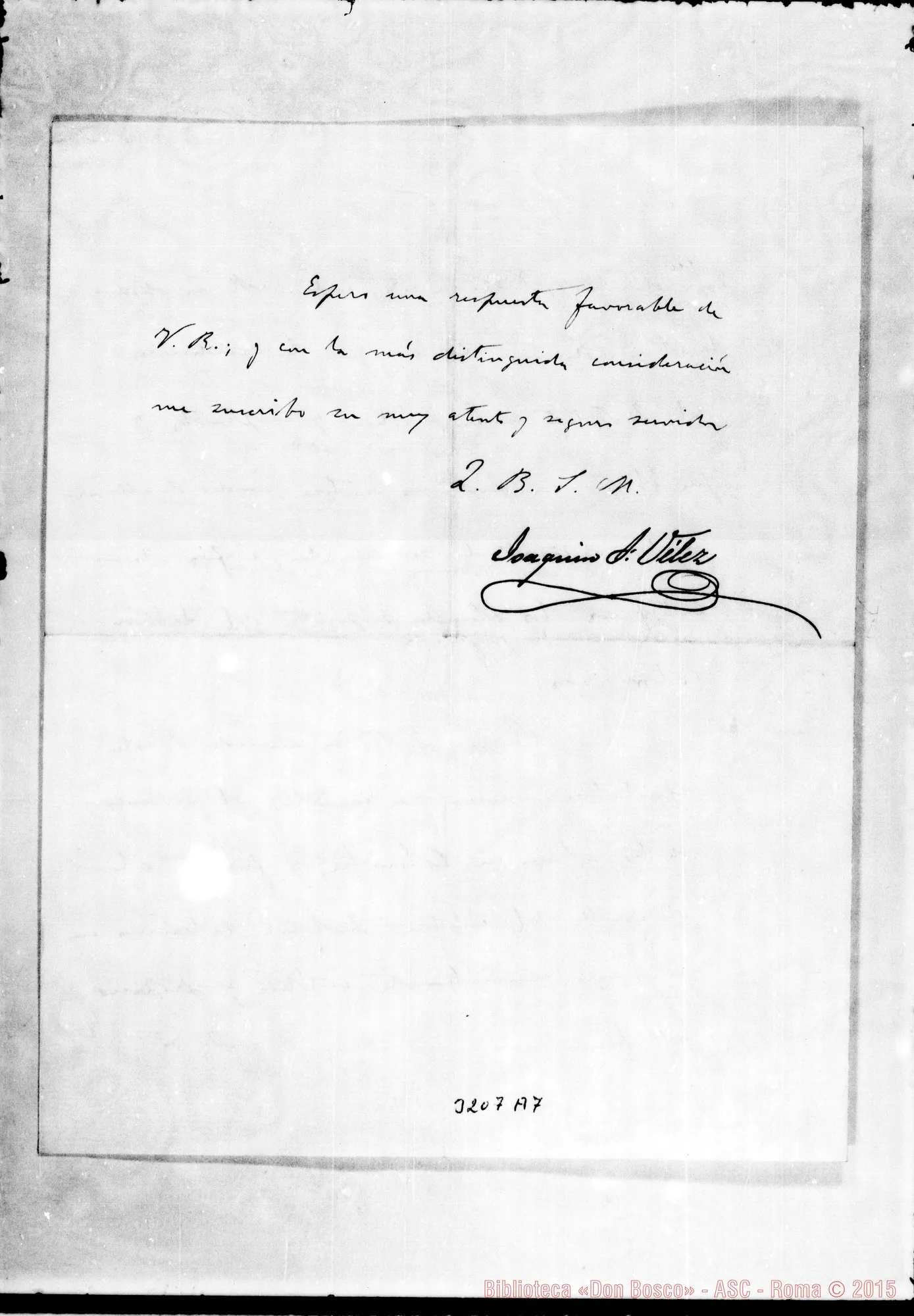 Fotogramma A 7 — Joaquín Vélez-Don Rua. Roma, 7-04 de 1888