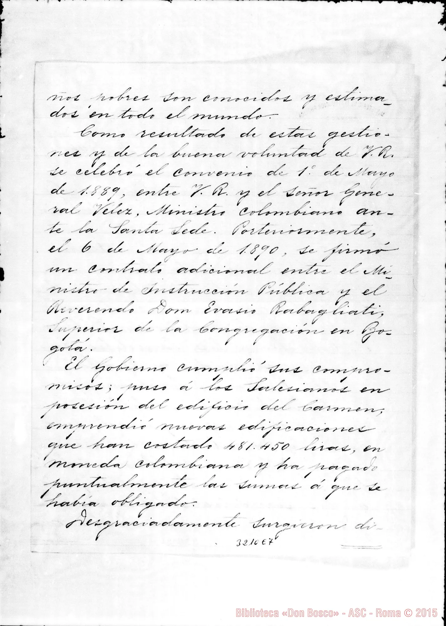 Fotogramma E 7 — Rafael Carrasquilla, pbro.-Don Rua. Bogotá, 13-07-1896