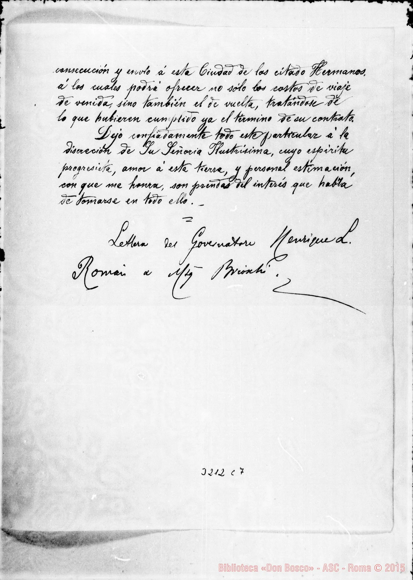 Fotogramma C 7 — Pietro Brioschi, vesc. di Cartagena-Venerato Padre. Milano, 1-10