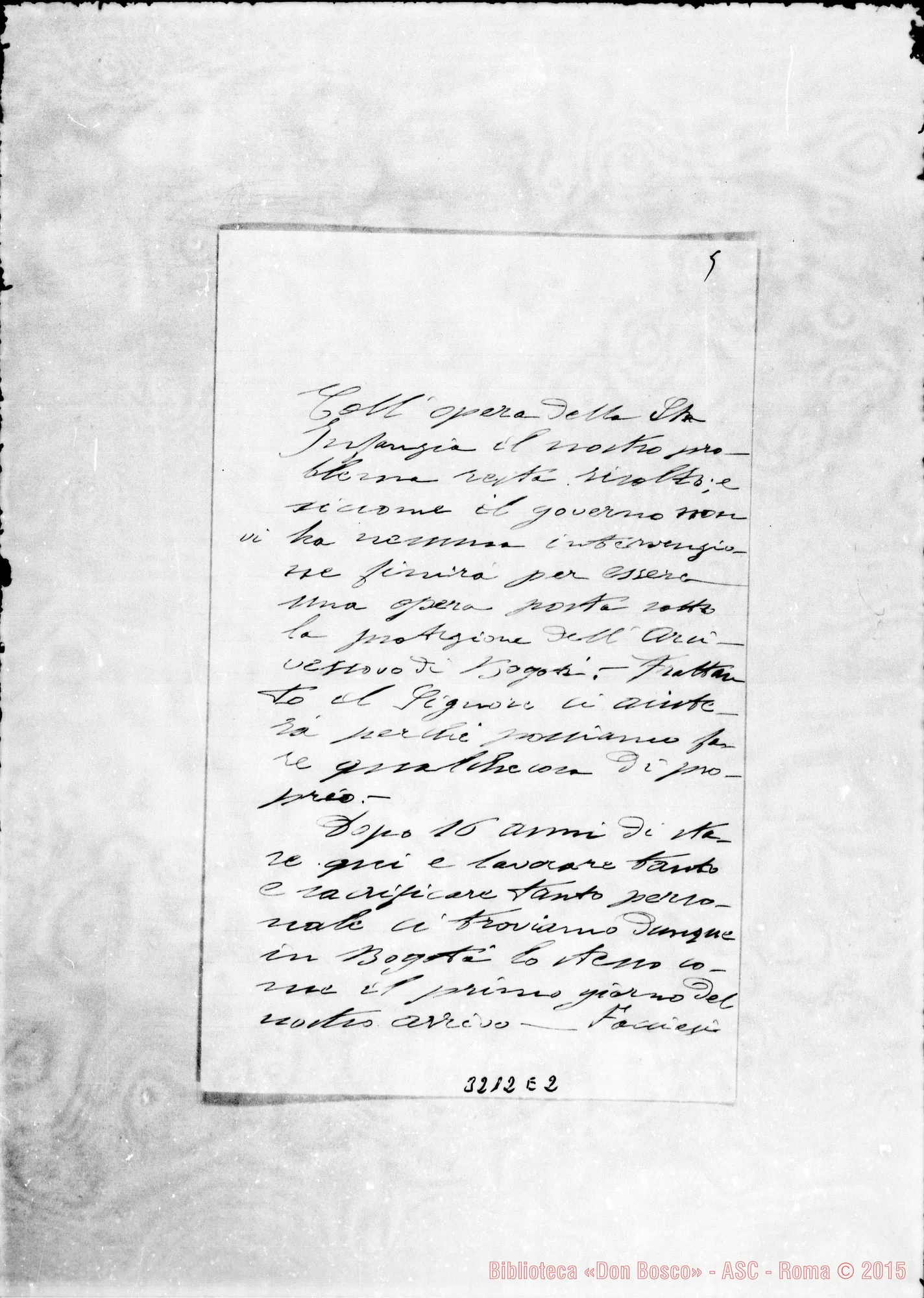 Fotogramma E 2 — Don Aime-Don Rua. Bogotá, 7-04-1906