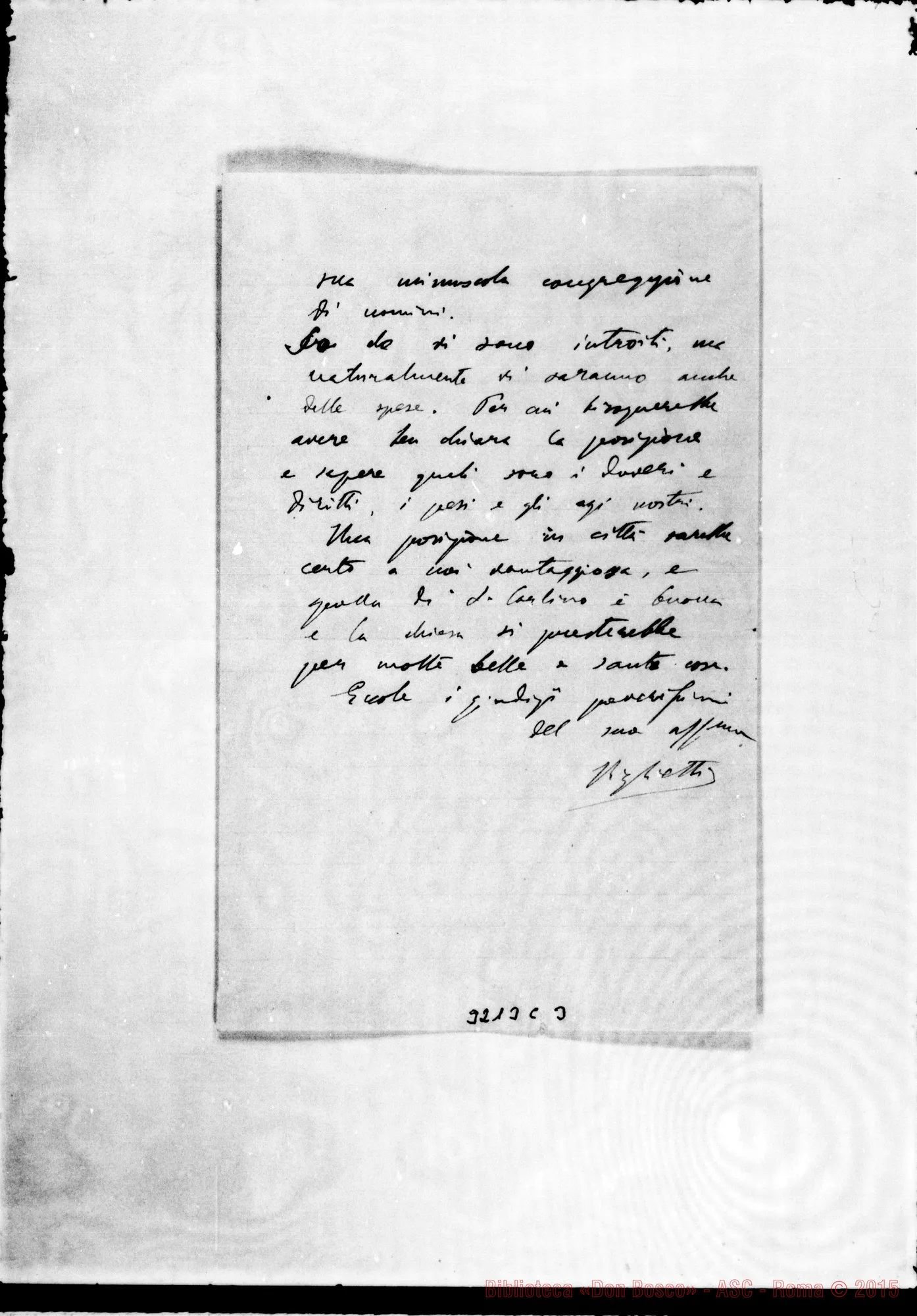 Fotogramma C 3 — Don Carlo Viglietti-Don Durando. Bologna, 3-11-1899