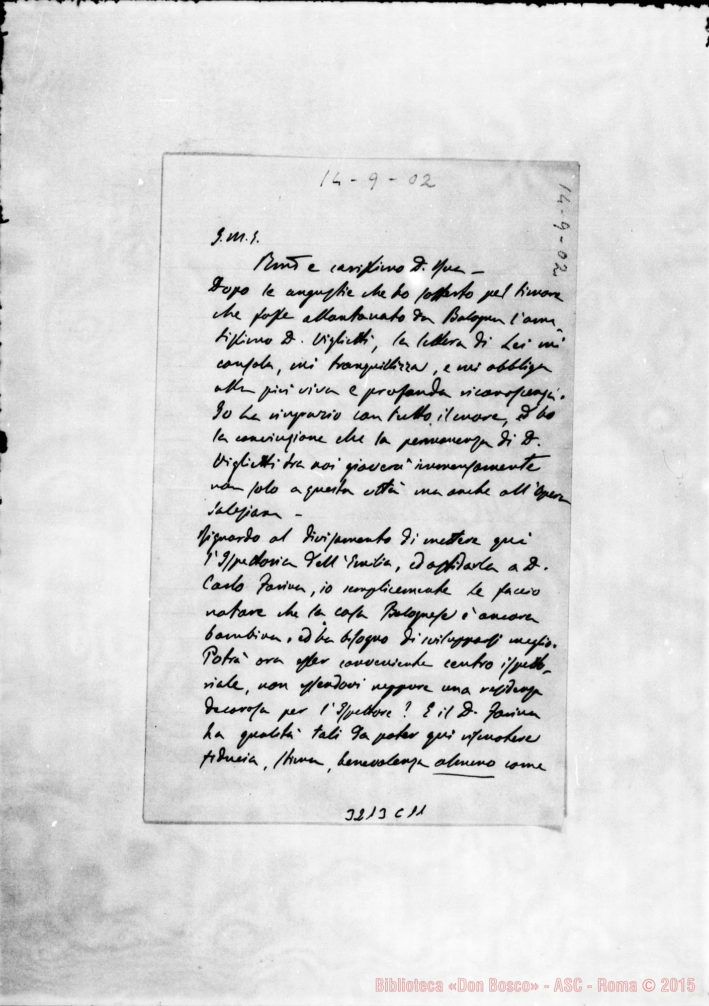 Fotogramma C 11 — Card. Svampa-Don Rua. Bologna, 14-09-1902. Copia