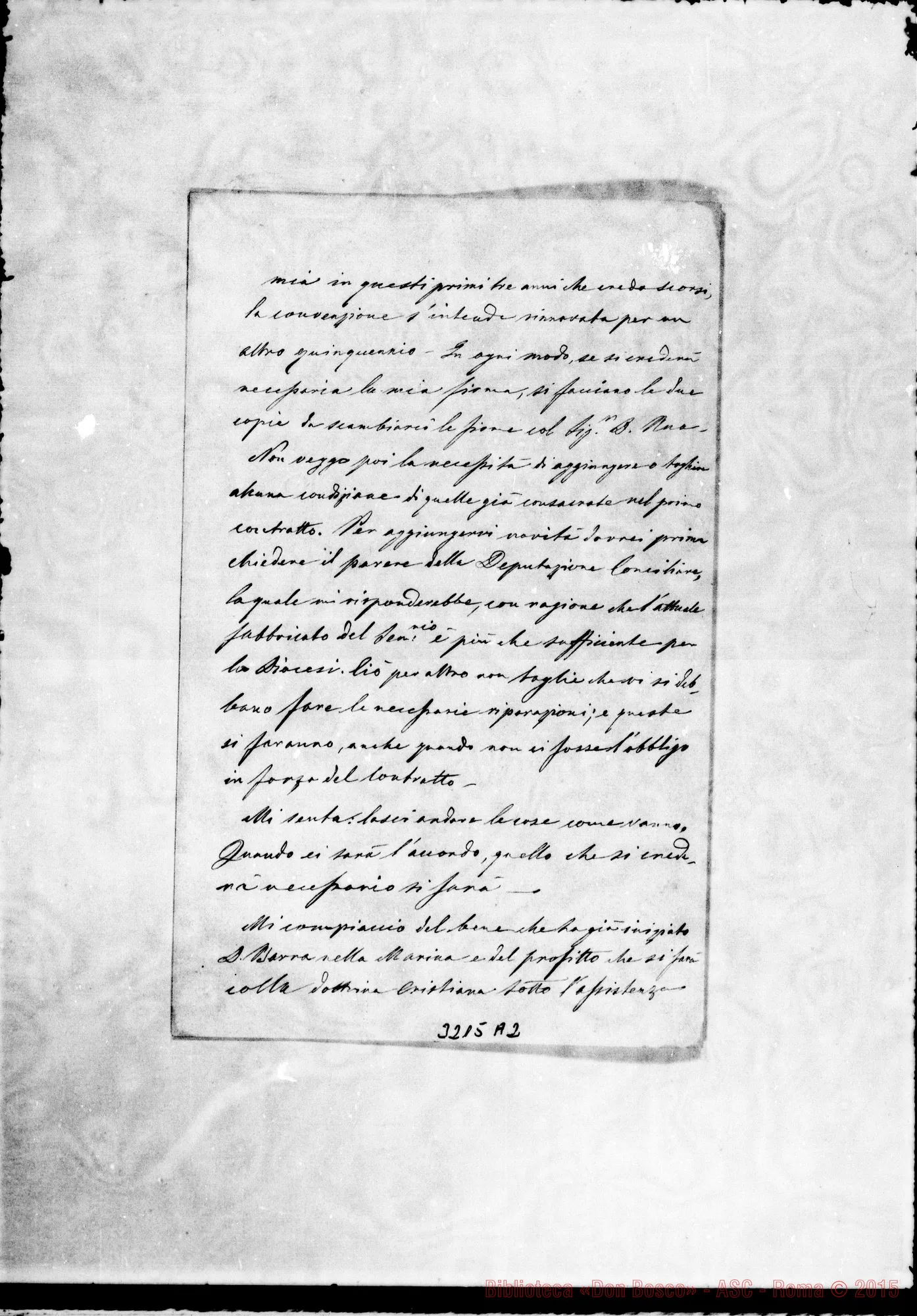 Fotogramma A 2 — Domenico Pugliatti, vesc. di Bova-Don Rua. Bova, 4-12-1901