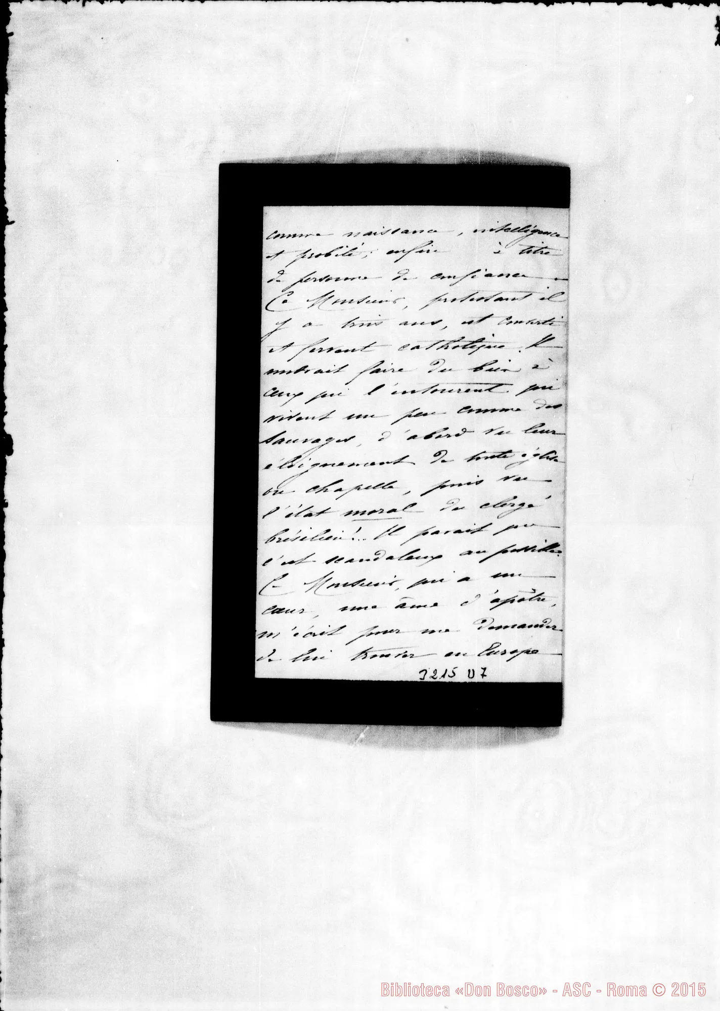 Fotogramma D 7 — Campiñas: Vedova Teisseire-Monsieur le Supérieur. Chateau, 27-01-1890
