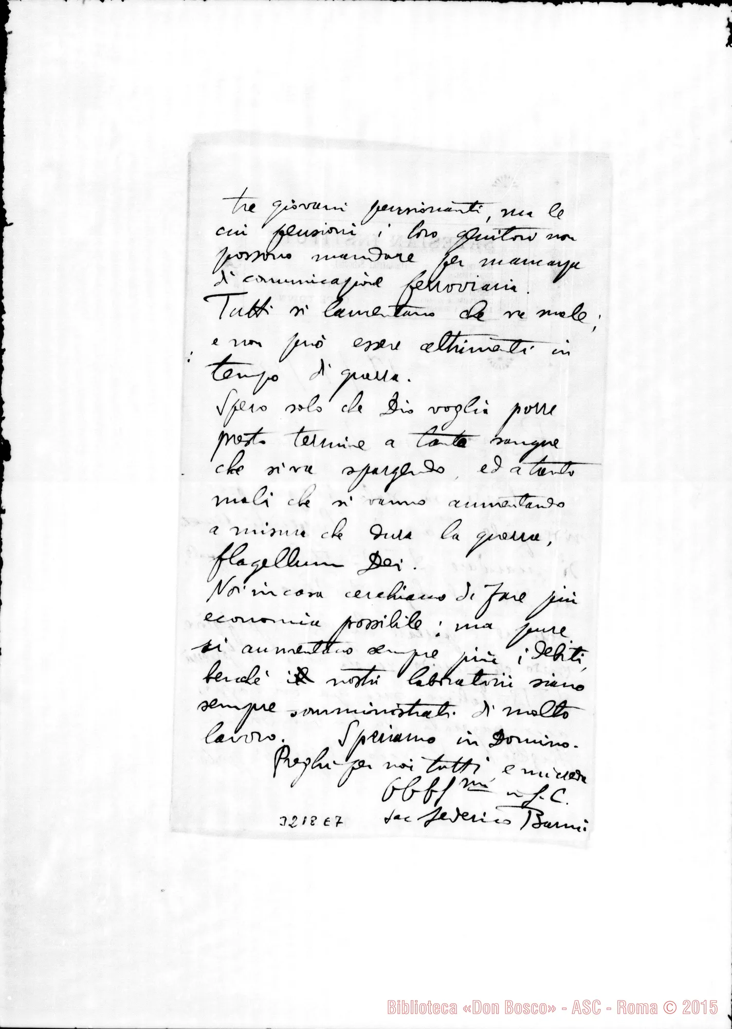 Fotogramma E 7 — Don Barni-Don Durando. Capetown, 17-01-1900