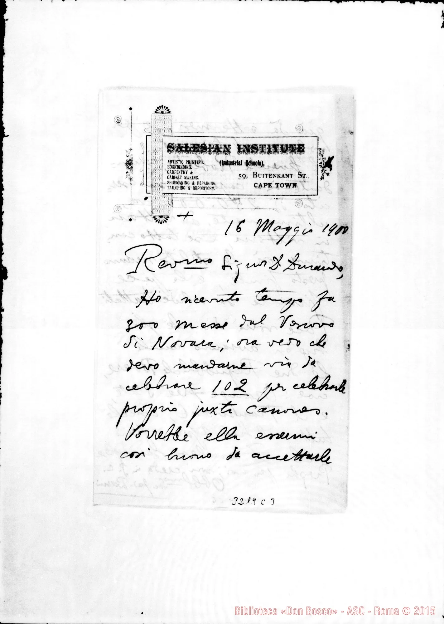 Fotogramma C 3 — Don Barni-Don Durando. Capetown, 18-05-1900
