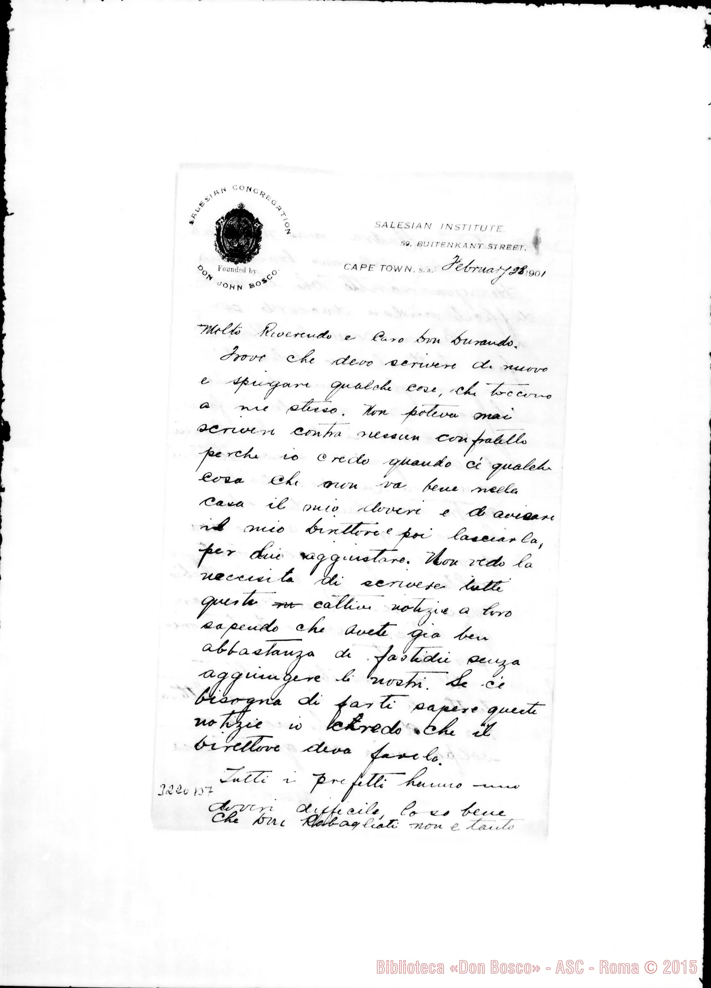 Fotogramma B 7 — Giltinan Tommaso-Don Durando. Cape Town, 28-02-1901