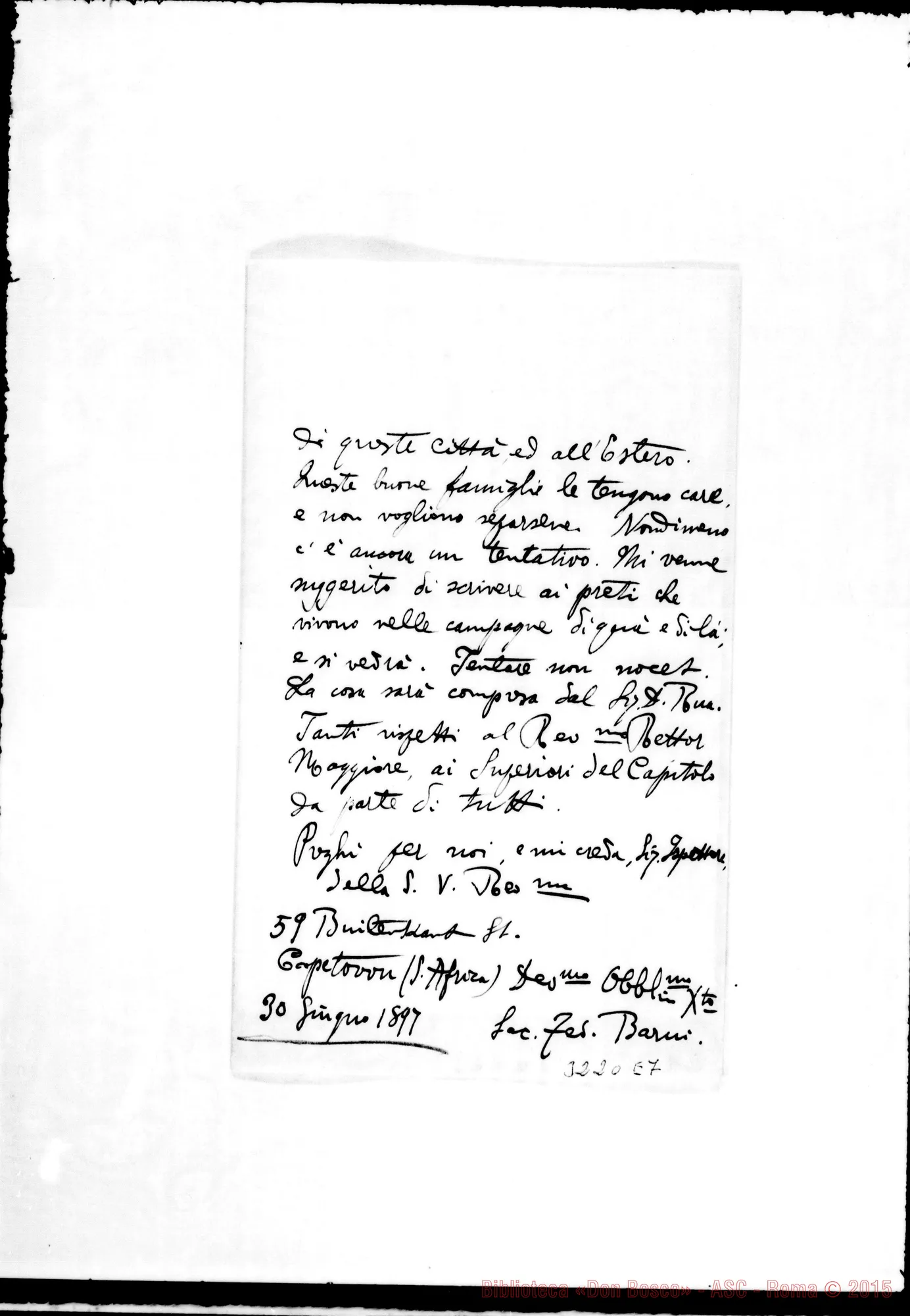 Fotogramma E 7 — Don Barni-Don Durando. Cape Town, 30-06-1901
