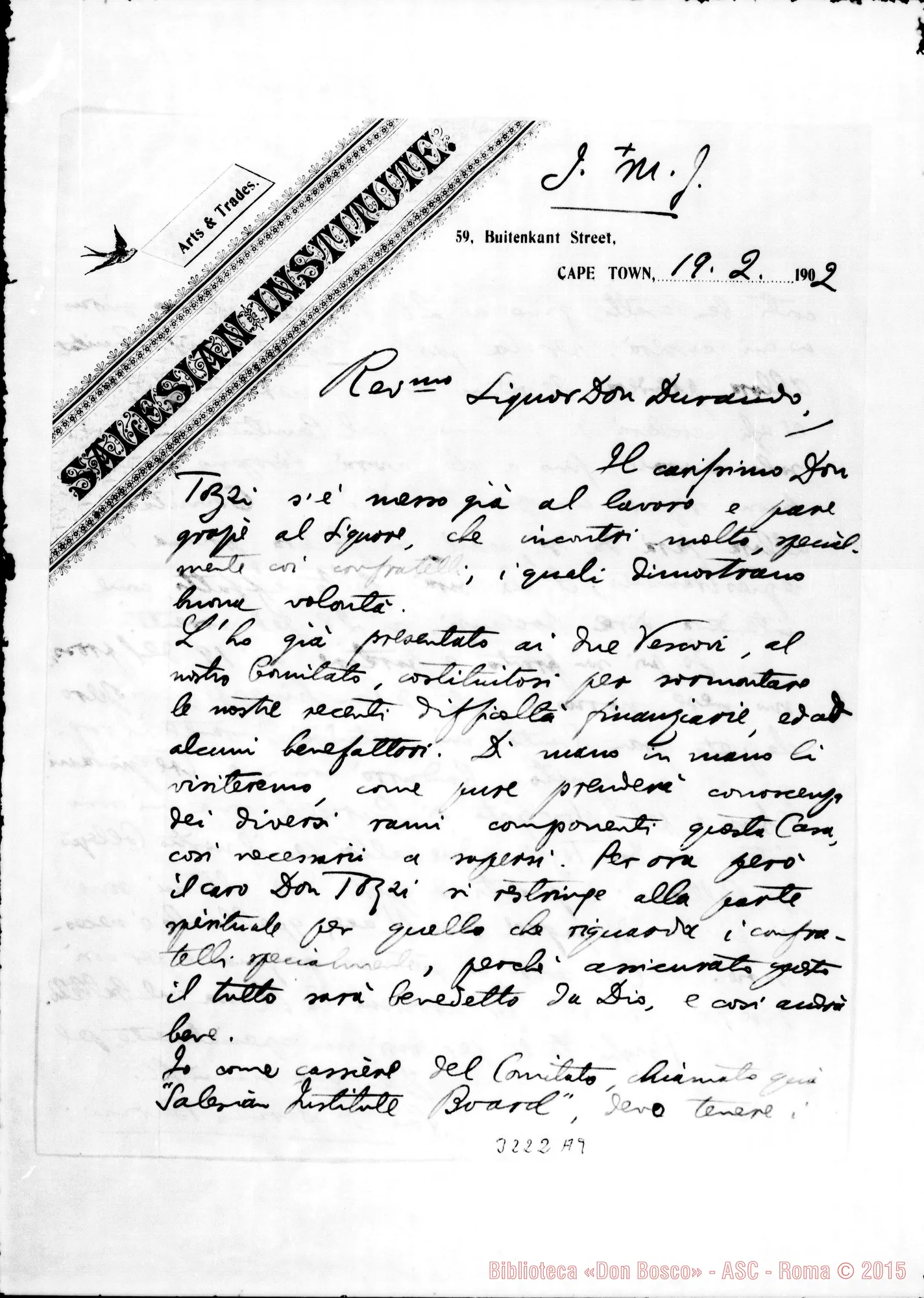 Fotogramma A 9 — Don Barni-Don Durando. Cape Town, 19-02-1902