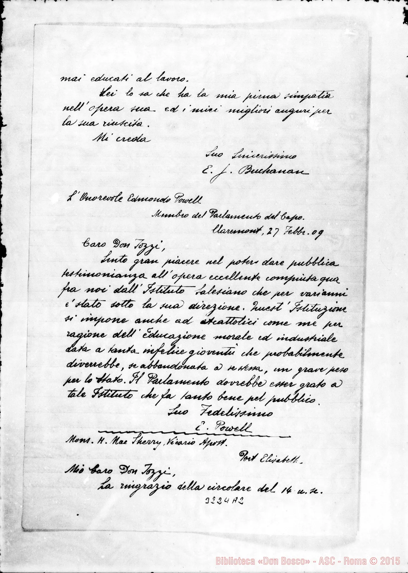 Fotogramma A 2 — Copia di varie lettere