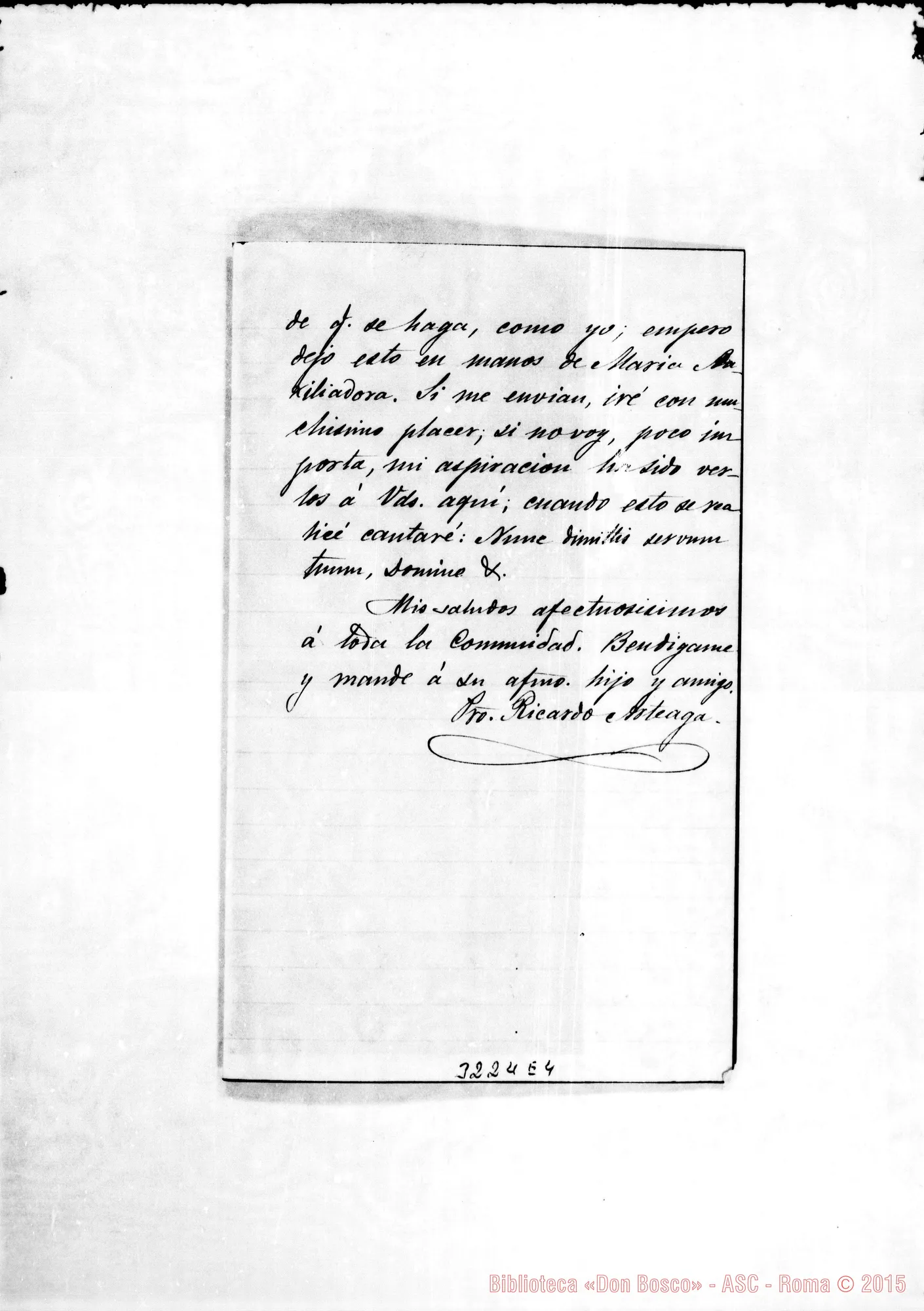 Fotogramma E 4 — Ricardo Arteaga, pbro-Don Rua. Caracas, 27-09-1893