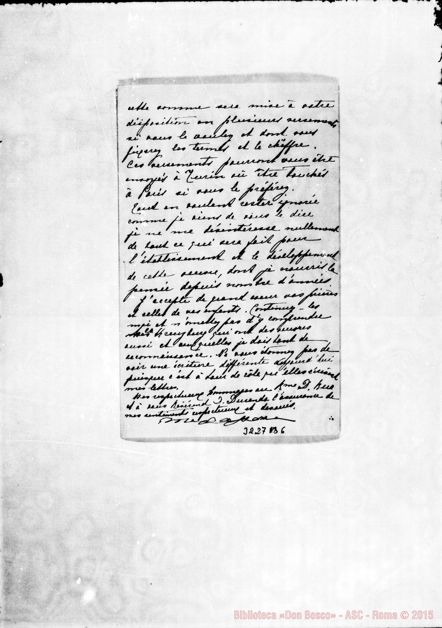 Fotogramma B 6 — M.lle Marie Lasserre-Don Durando. Pau, 26-06-1895