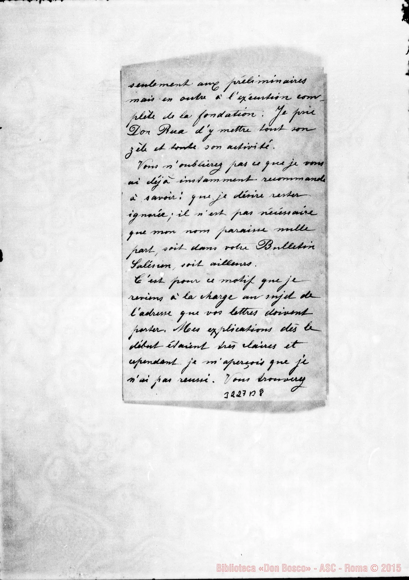 Fotogramma B 8 — M.lle Marie Lasserre-Don Durando. Pau, 6-07-1895