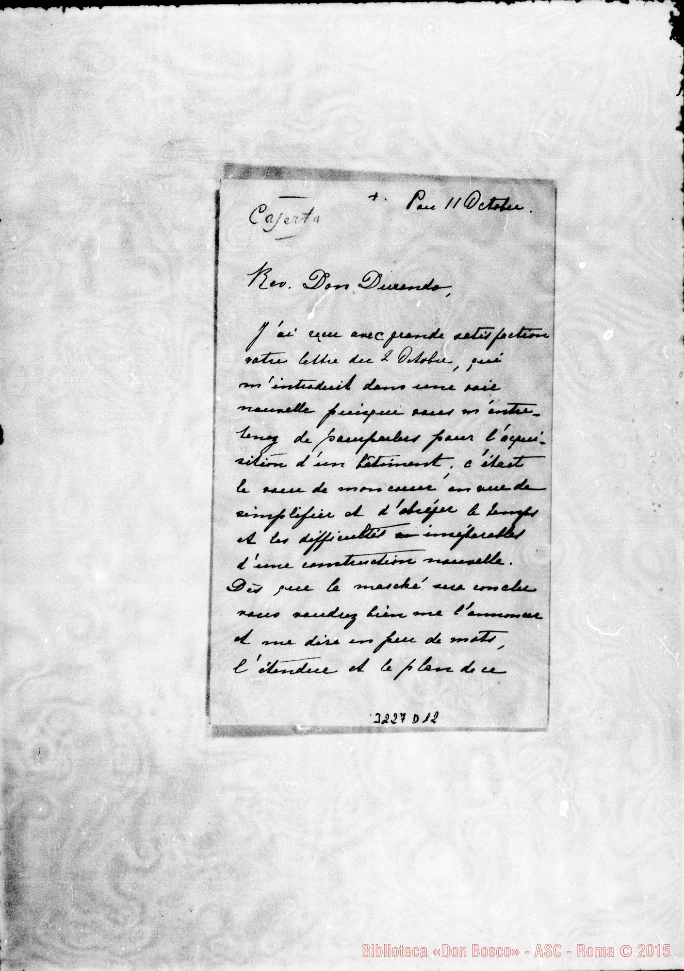 Fotogramma D 12 — M.lle Marie Lasserre-Don Durando. Pau, 11-10-1895
