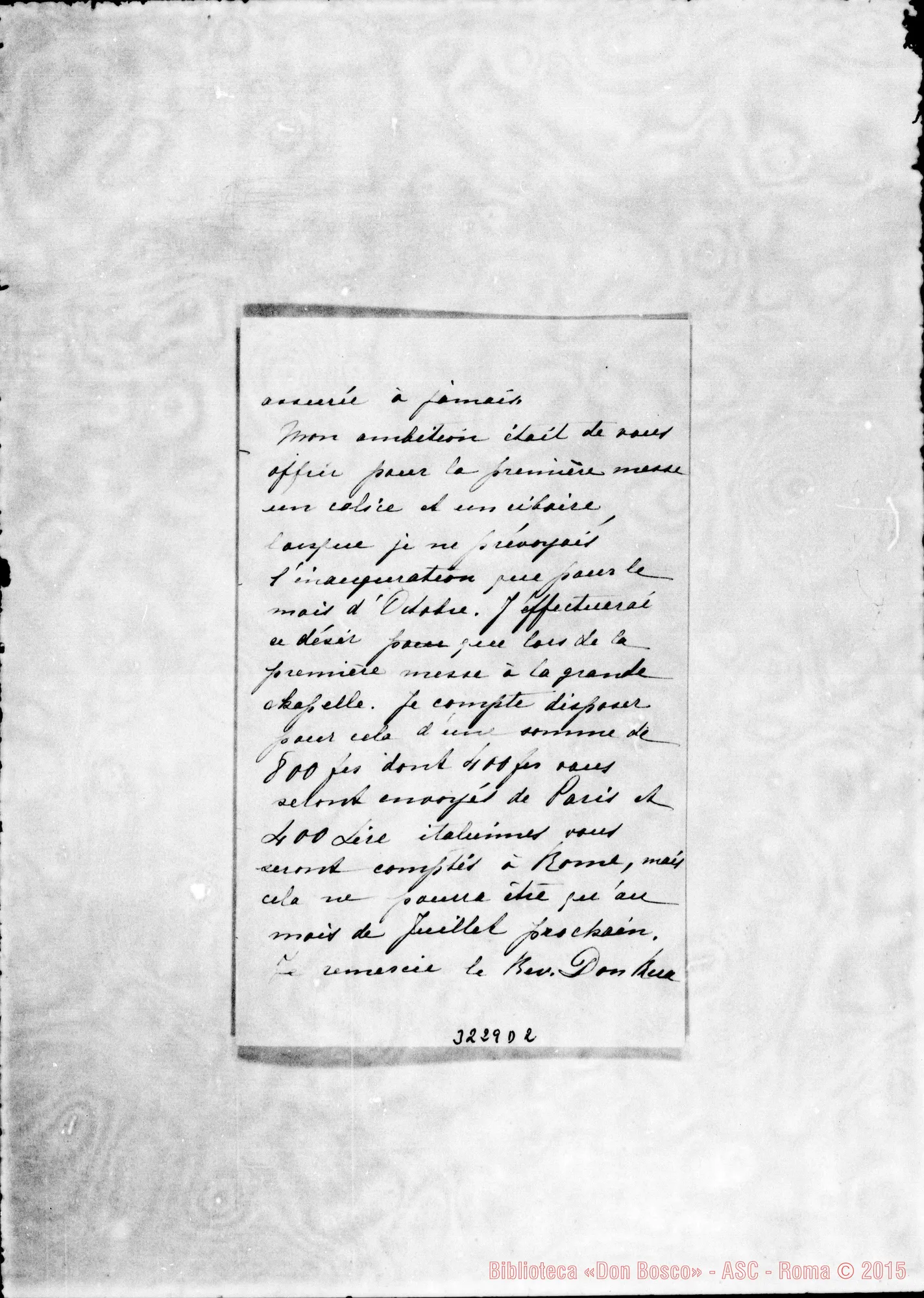 Fotogramma D 2 — M.lle Marie Lasserre-Don Durando. Pau, 30-03-1897