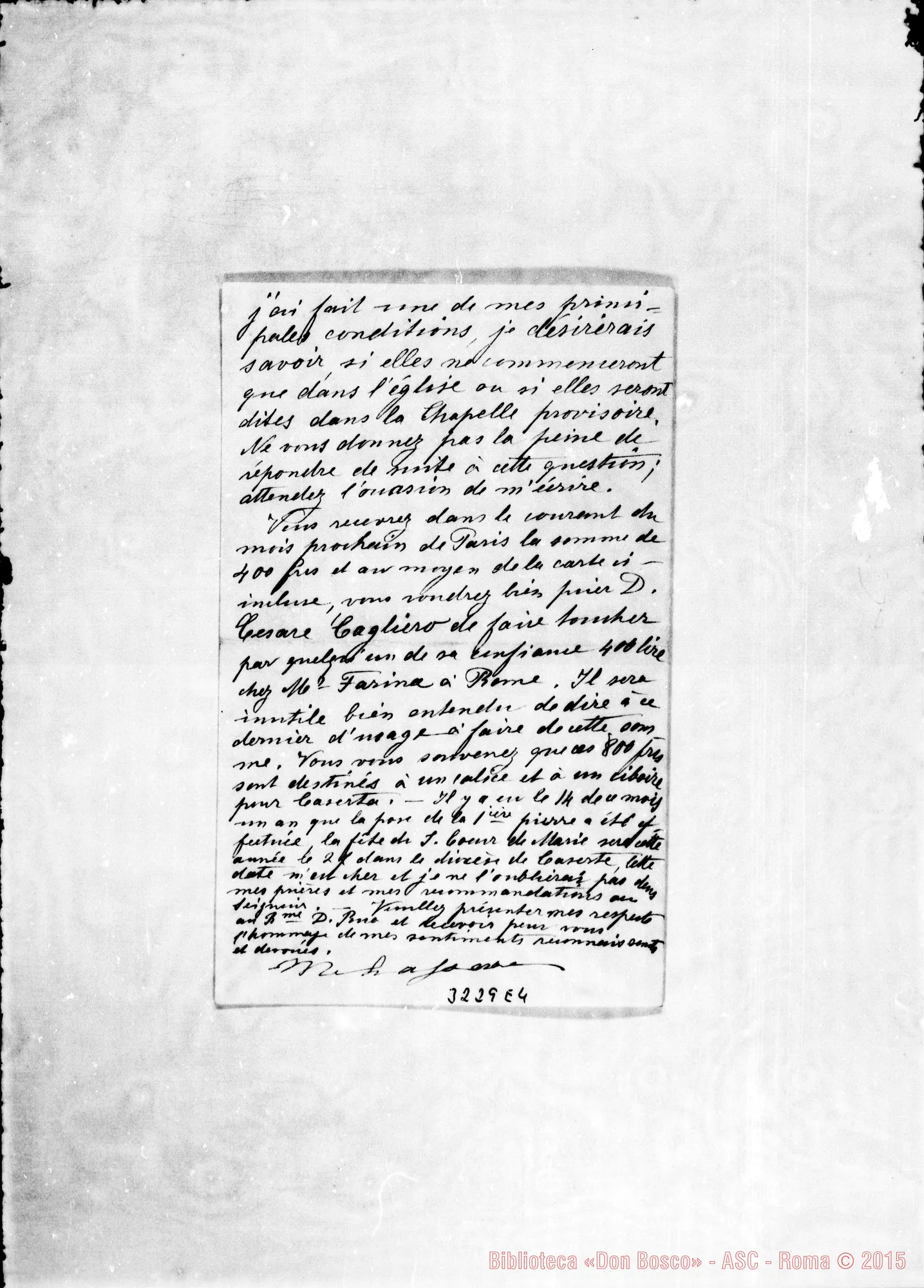 Fotogramma E 4 — M.lle Marie Lasserre-Don Durando. Pau, 19-06-1897