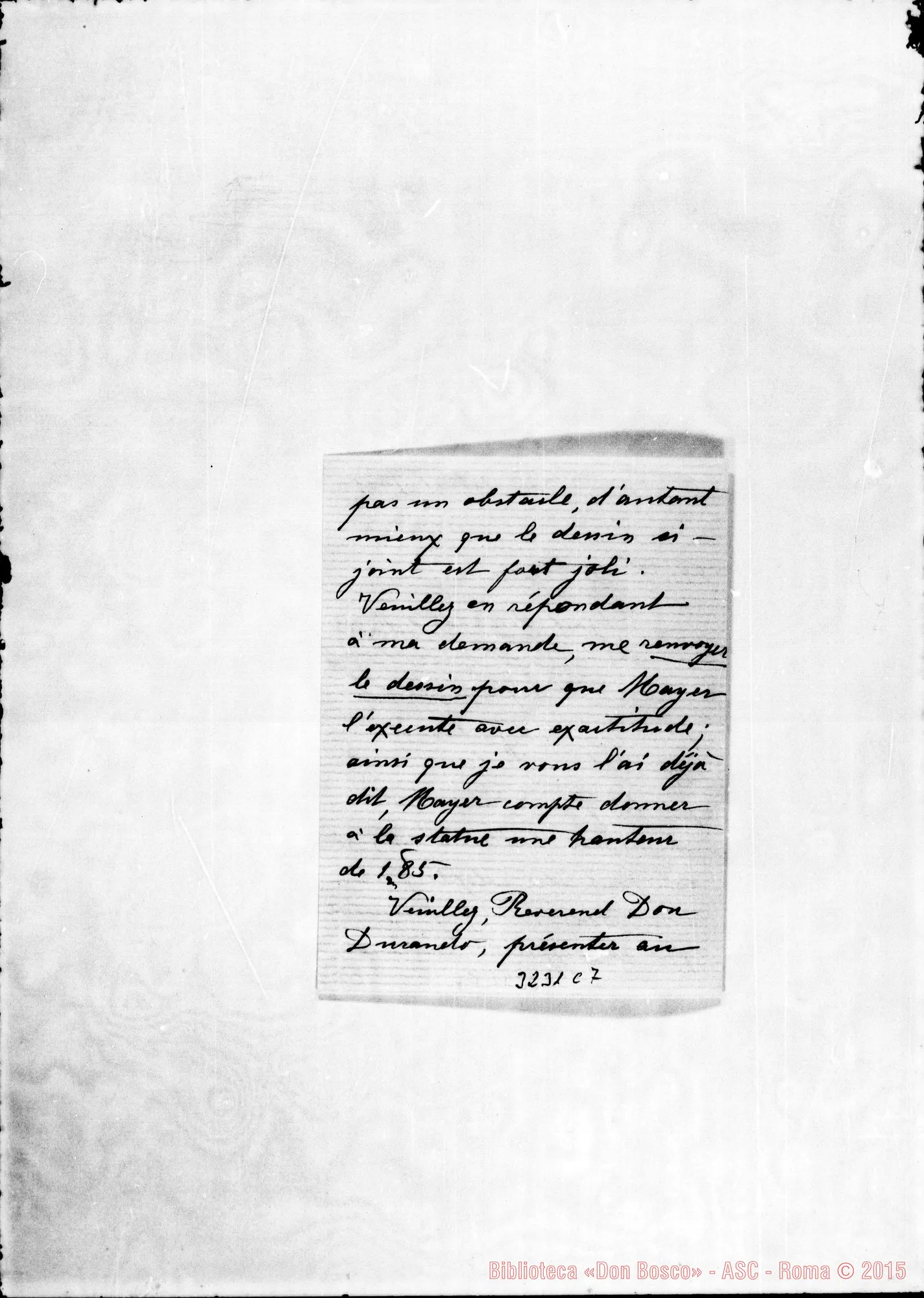 Fotogramma C 7 — M.lle Marie Lasserre-Don Durando. Pau, 1-04-1901