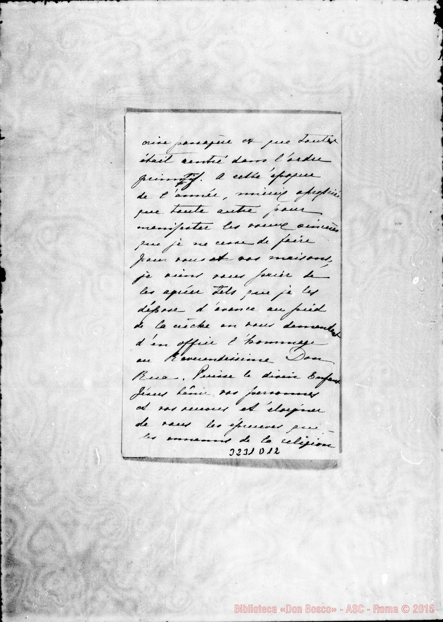 Fotogramma D 12 — M.lle Marie Lasserre-Don Durando. Pau, 21-12-1901