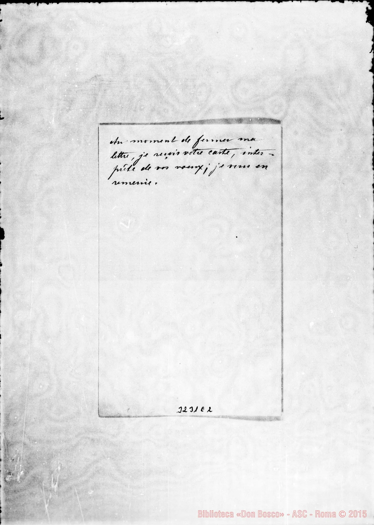 Fotogramma E 2 — M.lle Marie Lasserre-Don Durando. Pau, 21-12-1901