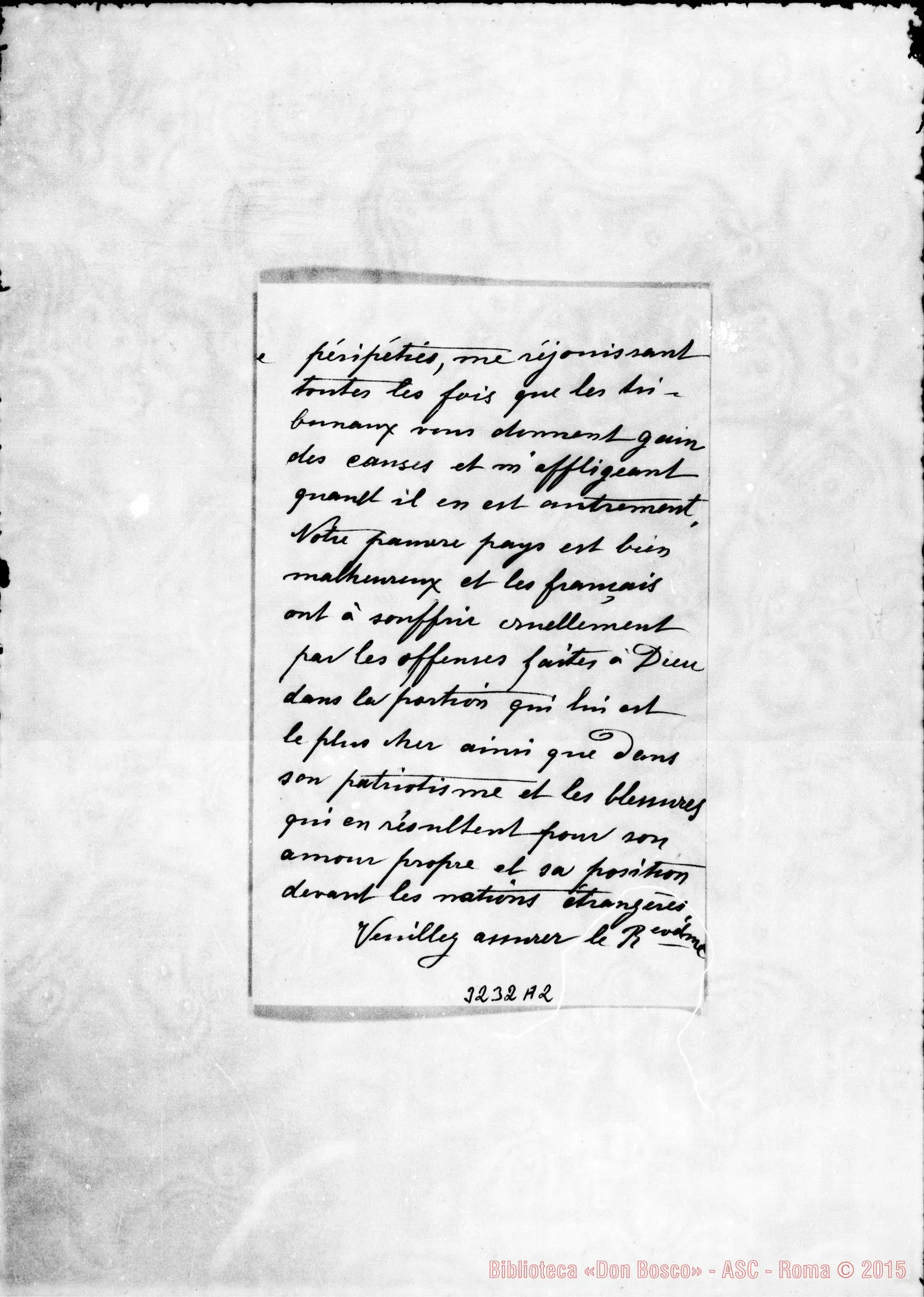 Fotogramma A 2 — M.lle Marie Lasserre-Don Durando. Pau, 18-11-1902