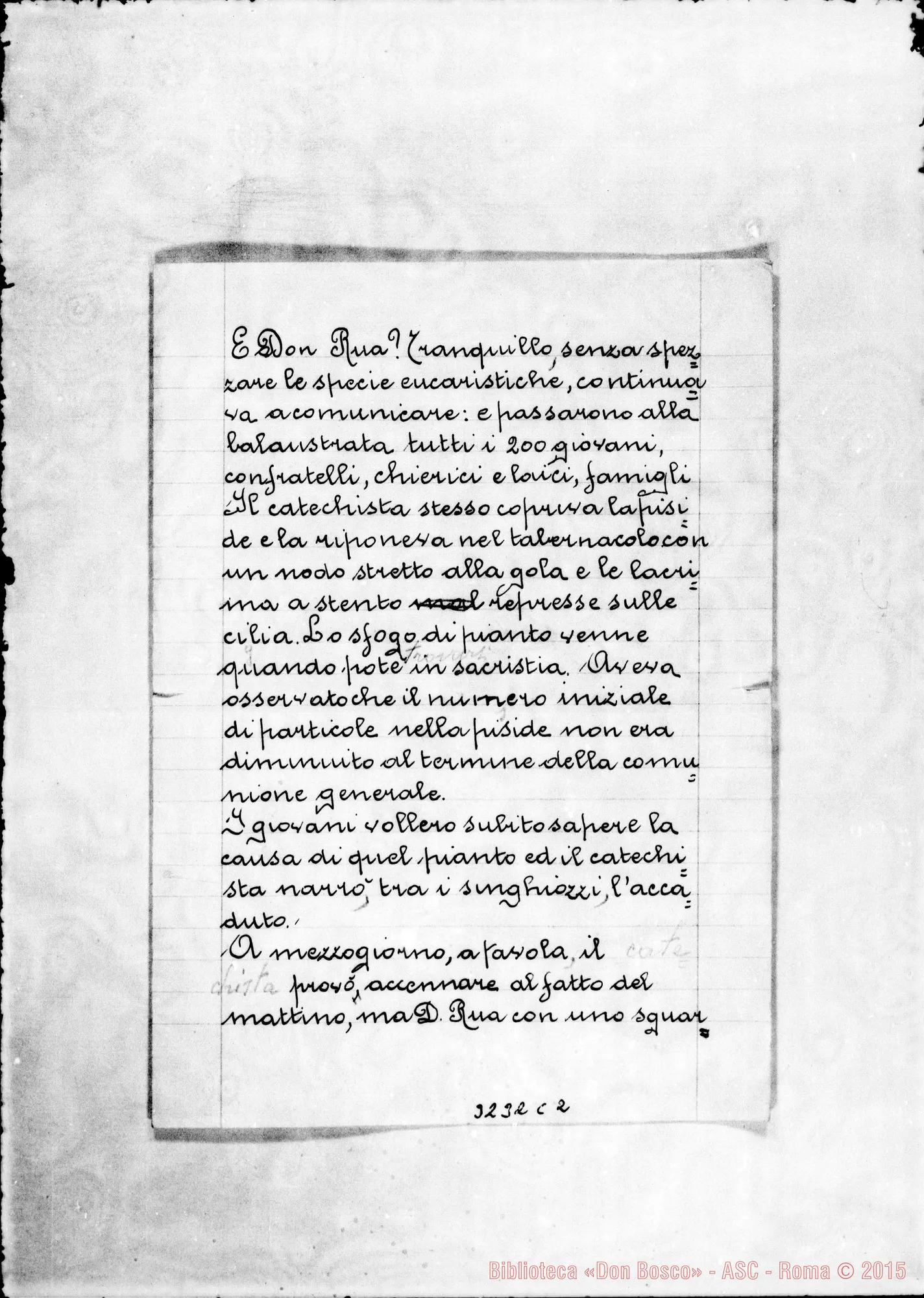 Fotogramma C 2 — Don Pietro Squarzon-Don Rua. Caserta, 1908