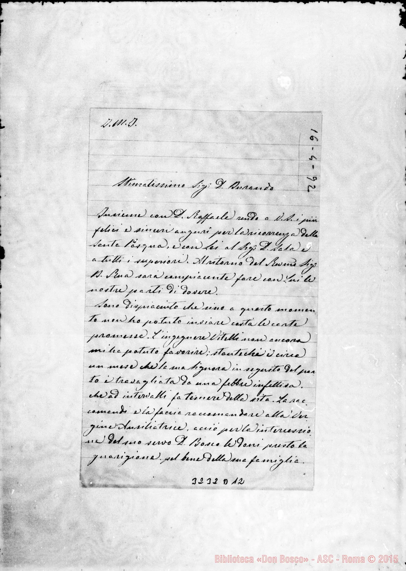 Fotogramma D 12 — Don Nicola de Felice-Don Durando. Castellammare, 16-04-1892