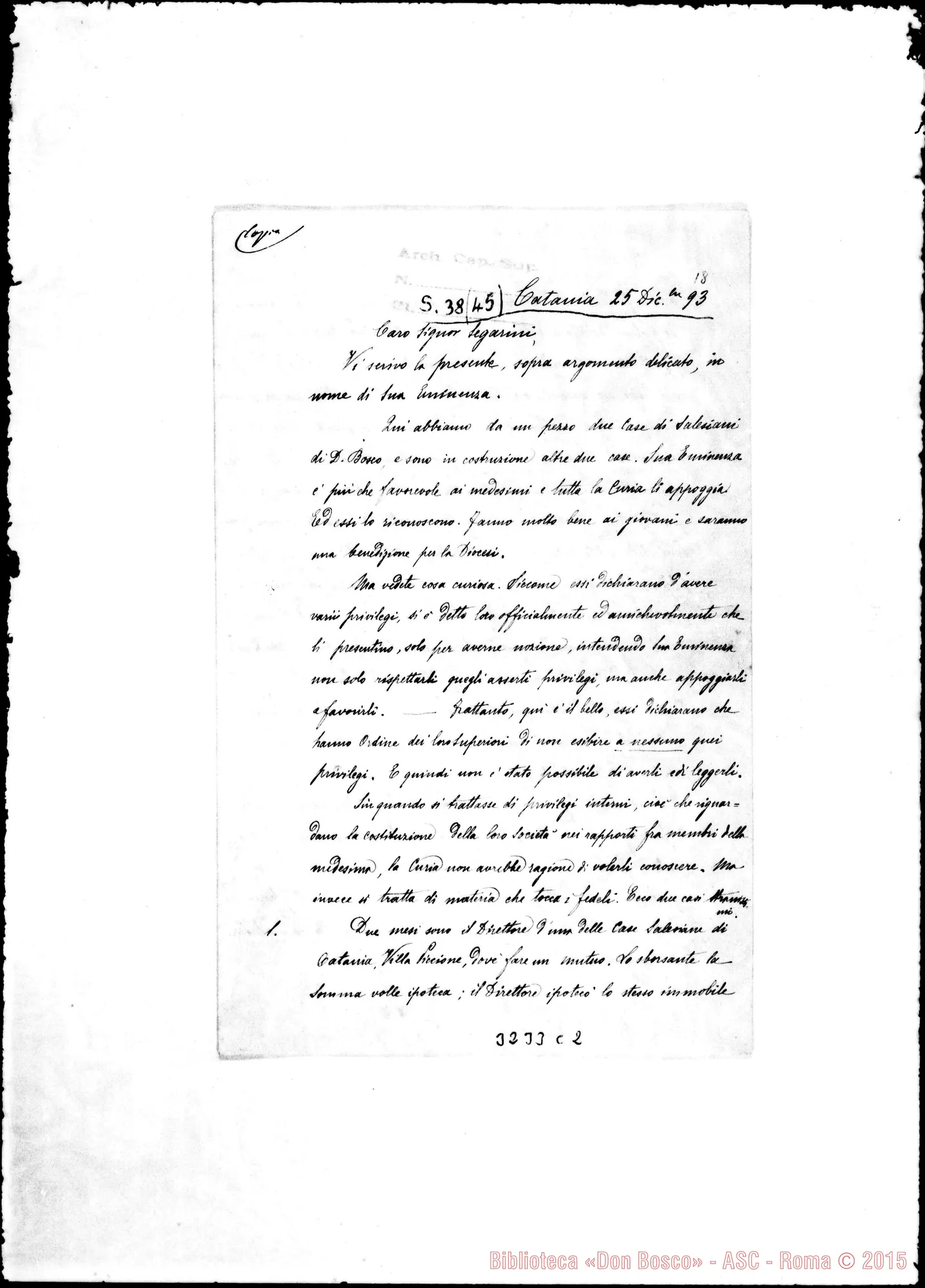 Fotogramma C 2 — P. della Marra-Segarini. Catania, 25-12-1893. Copia