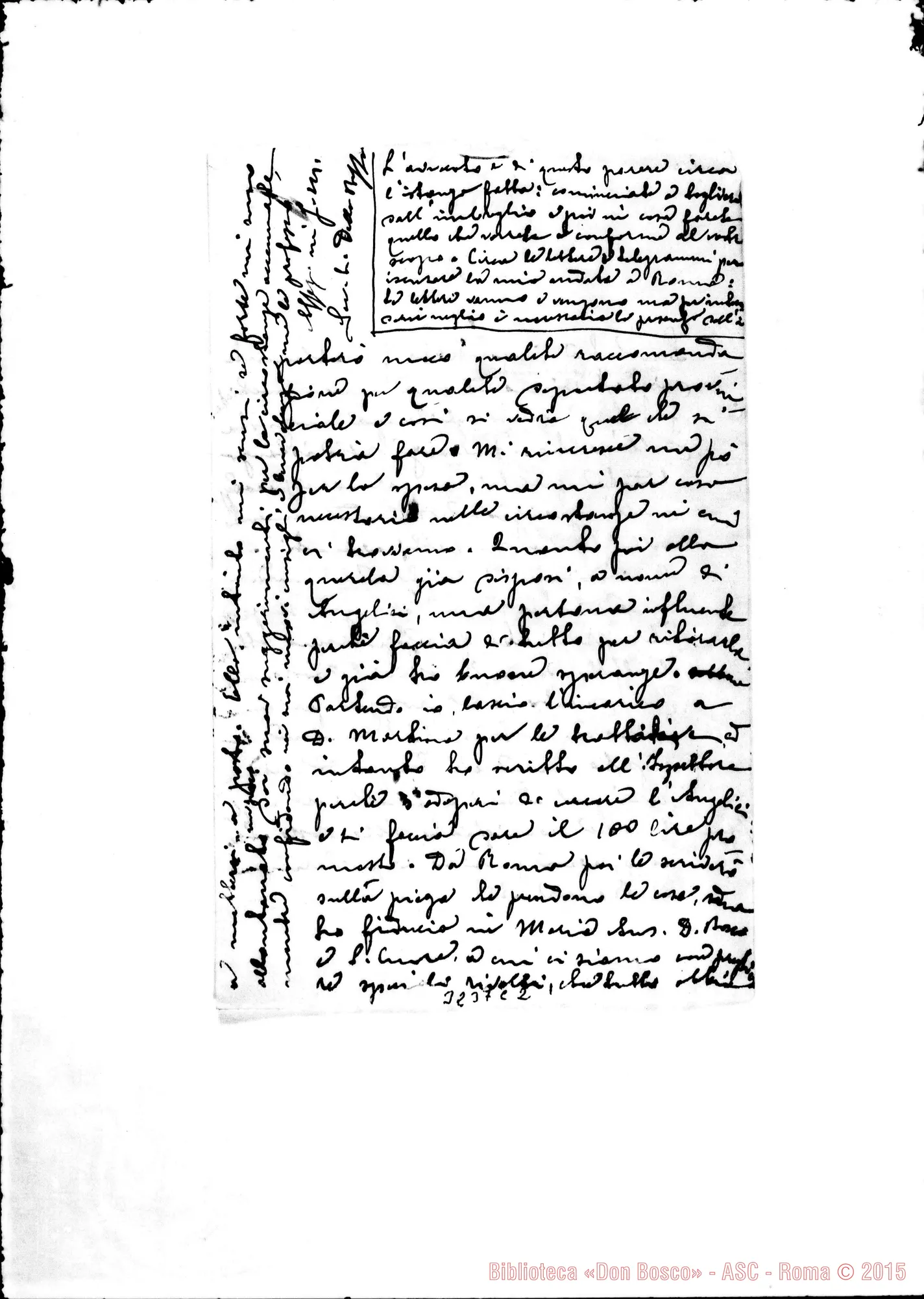 Fotogramma C 2 — Don Ambrogio Della Beffa-Rev.do Sig. Corigliano, 29-01-1907
