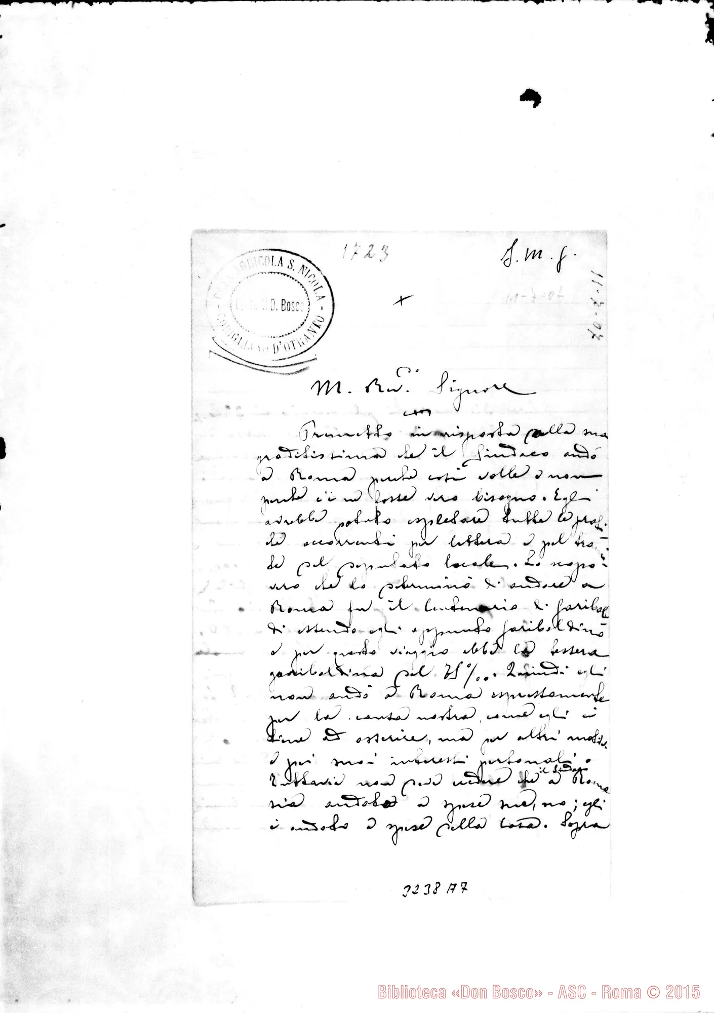Fotogramma A 7 — Don Ambrogio Della Beffa-Rev.do Sig. Corigliano, 11-07-1907