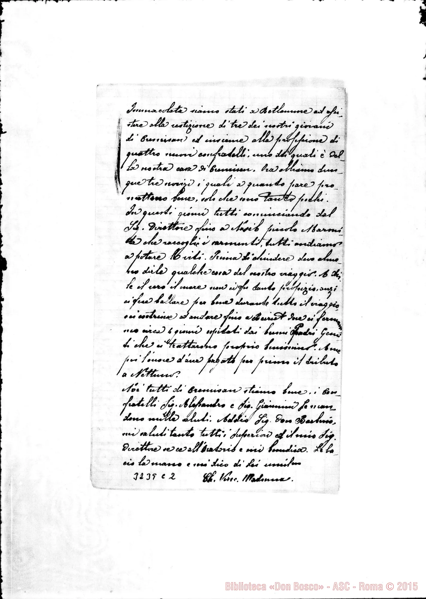 Fotogramma C 2 — Ch. Vincenzo Madonna-Don Barberis, il 24-03-1898
