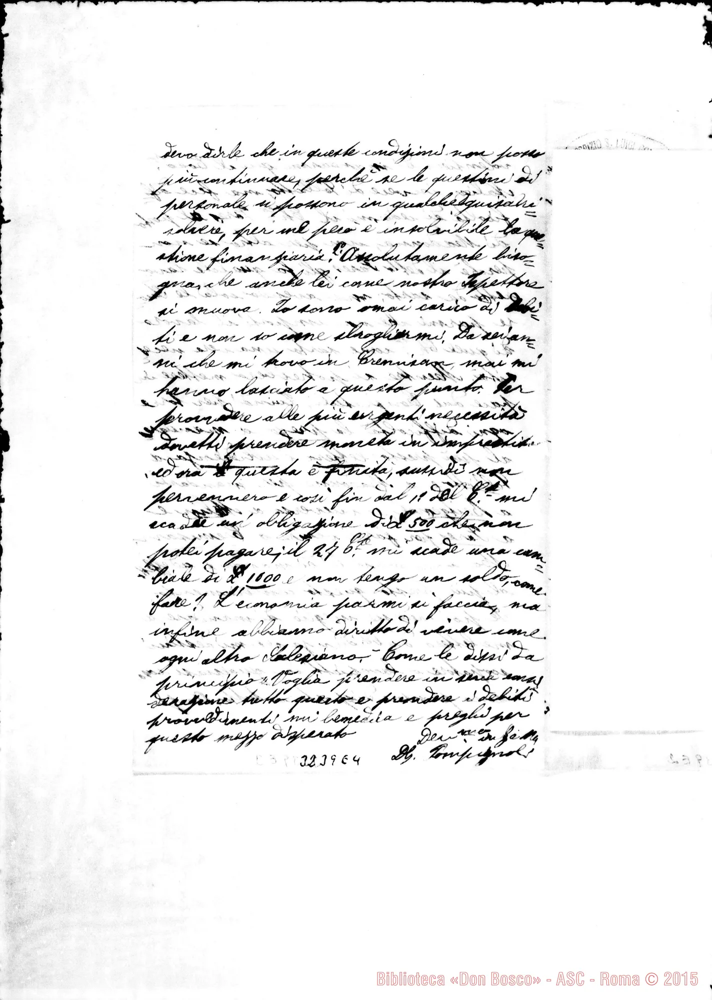 Fotogramma E 4 — Don Pompignoli-Don Durando. Cremisan, 23-11-1900