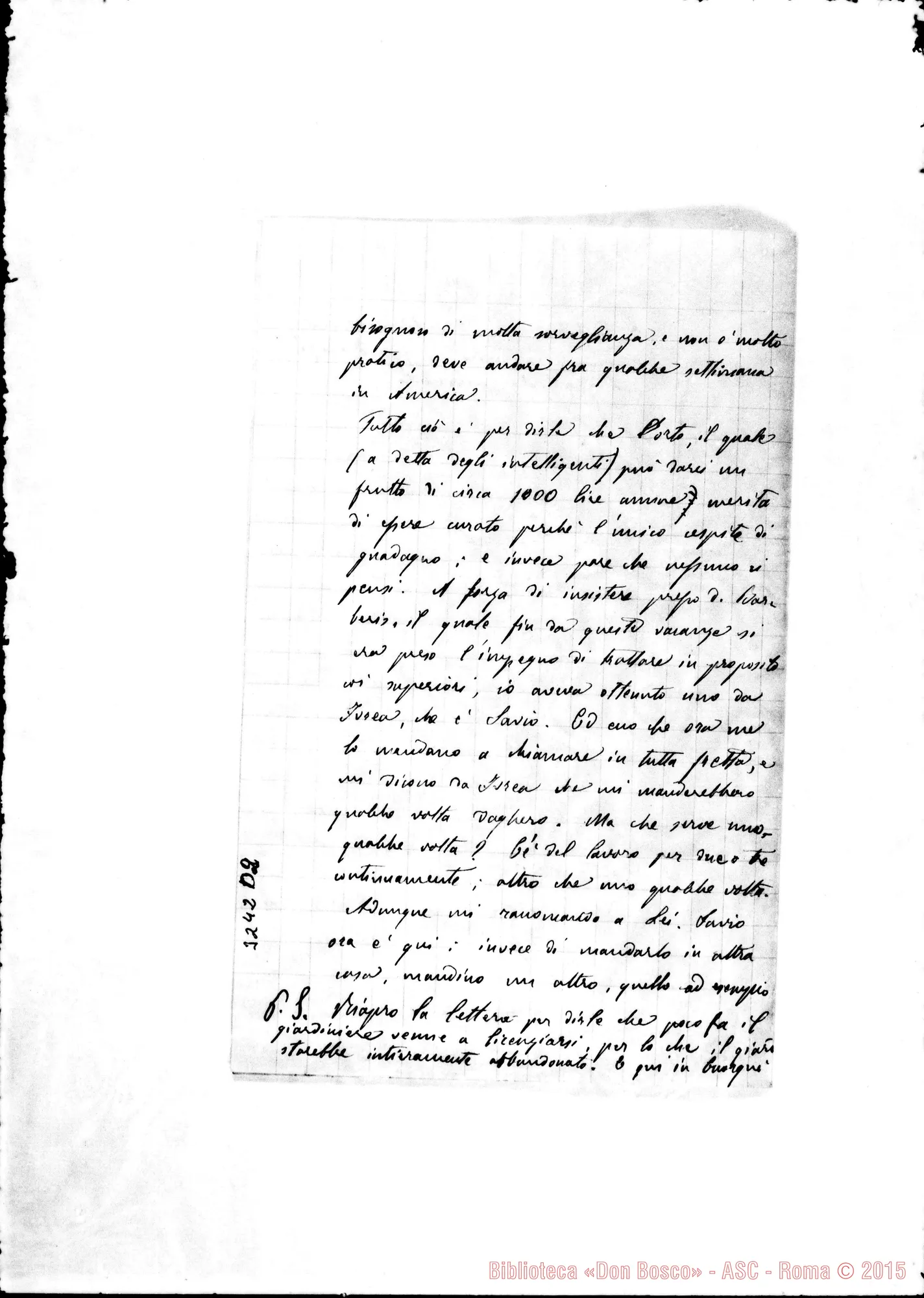 Fotogramma D 2 — Don Ruffino Giacomo-Don Lazzero. Cuorgnè, 24-10-1896