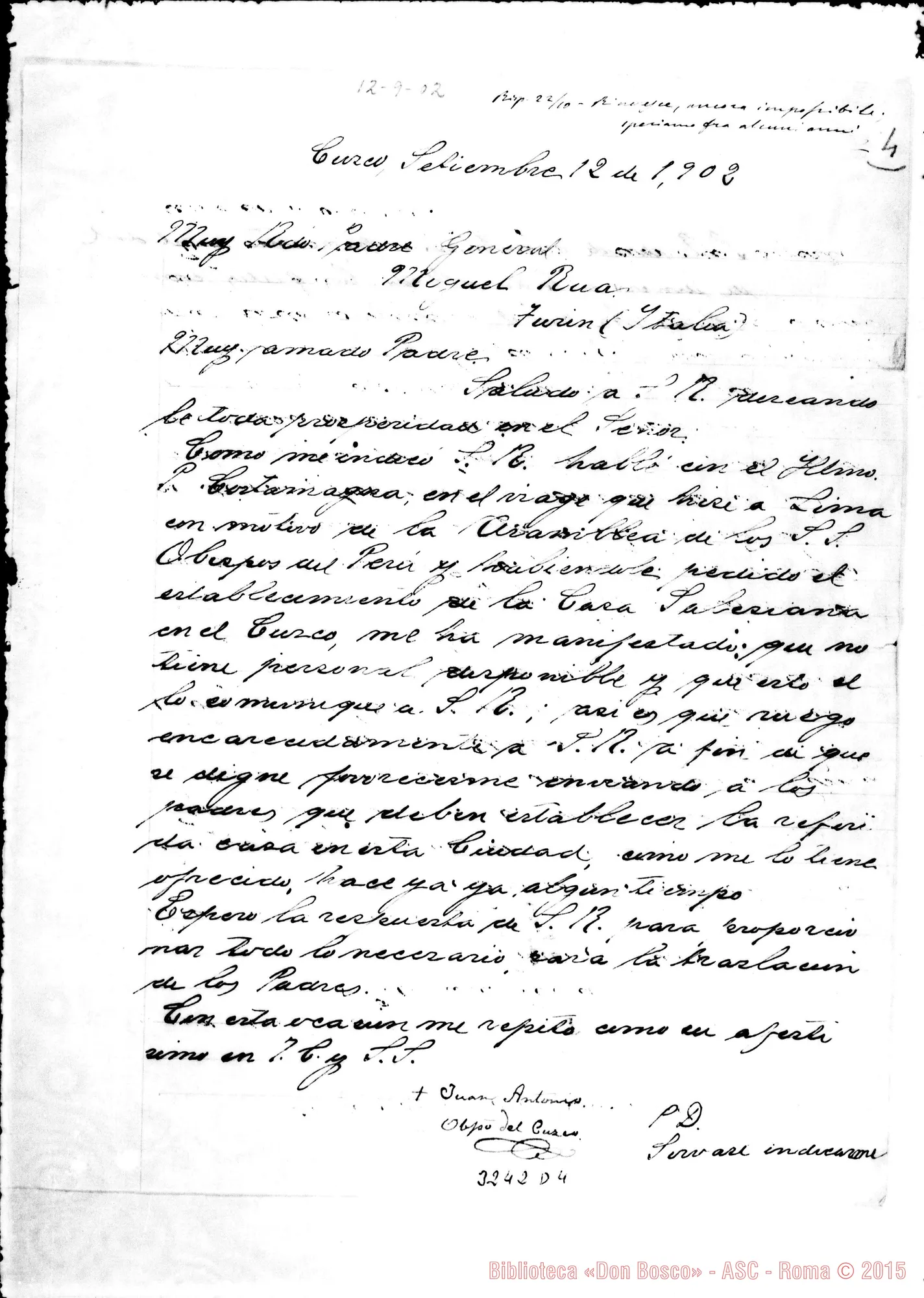 Fotogramma D 4 — Cuzco: Juan Antonio Falcón-Don Rua. Cuzco, 12-09-1902