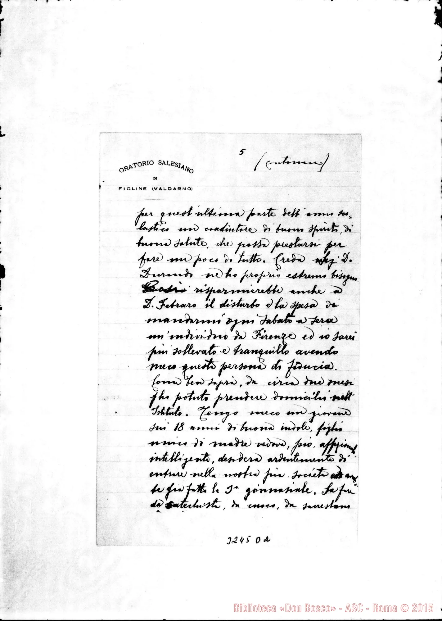 Fotogramma D 2 — Don Giovanni Roccia-Don Durando. Figline, 14-04-1899