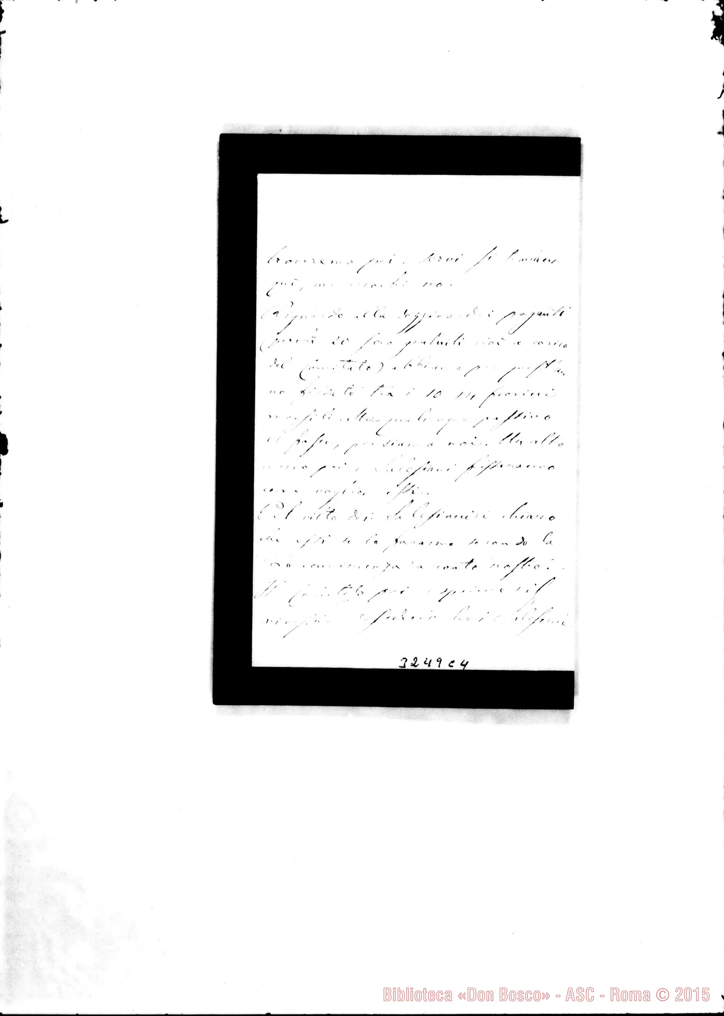 Fotogramma C 4 — Don Domenico Alpi-Rev.do Sig. Gorizia, 21-09-1895