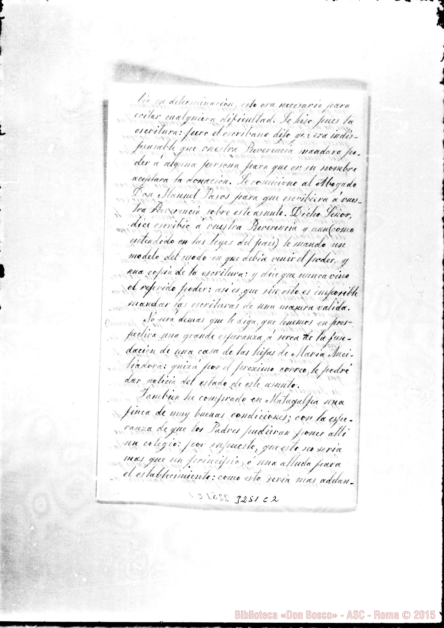 Fotogramma C 2 — Elena Arellano-Don Rua. Granada, 6-07-1900 Autogr. Rua