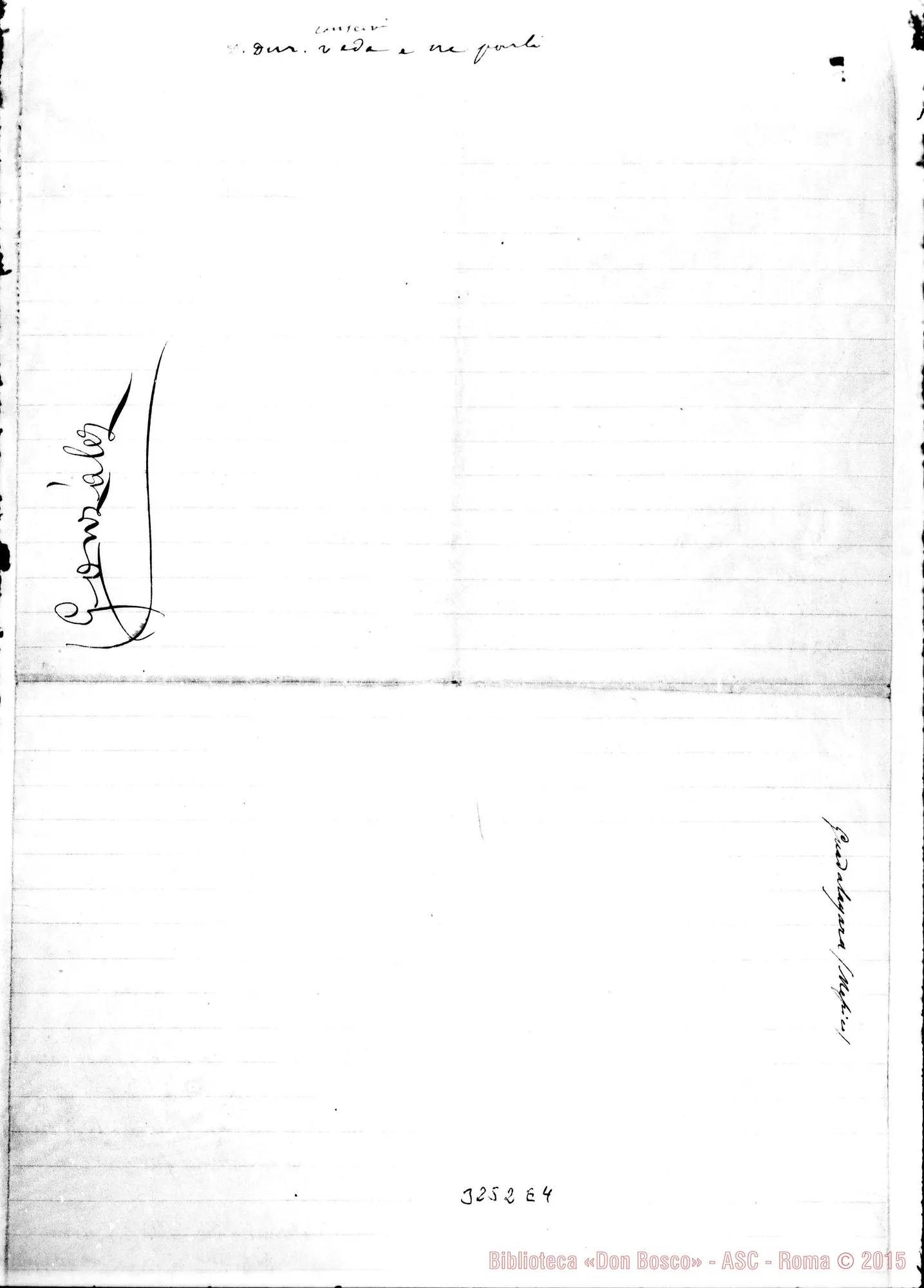 Fotogramma E 4 — Cesáreo L. González-Don Rua. Guadalajara, 2-01-1902. Traduz. Autogr. Rua