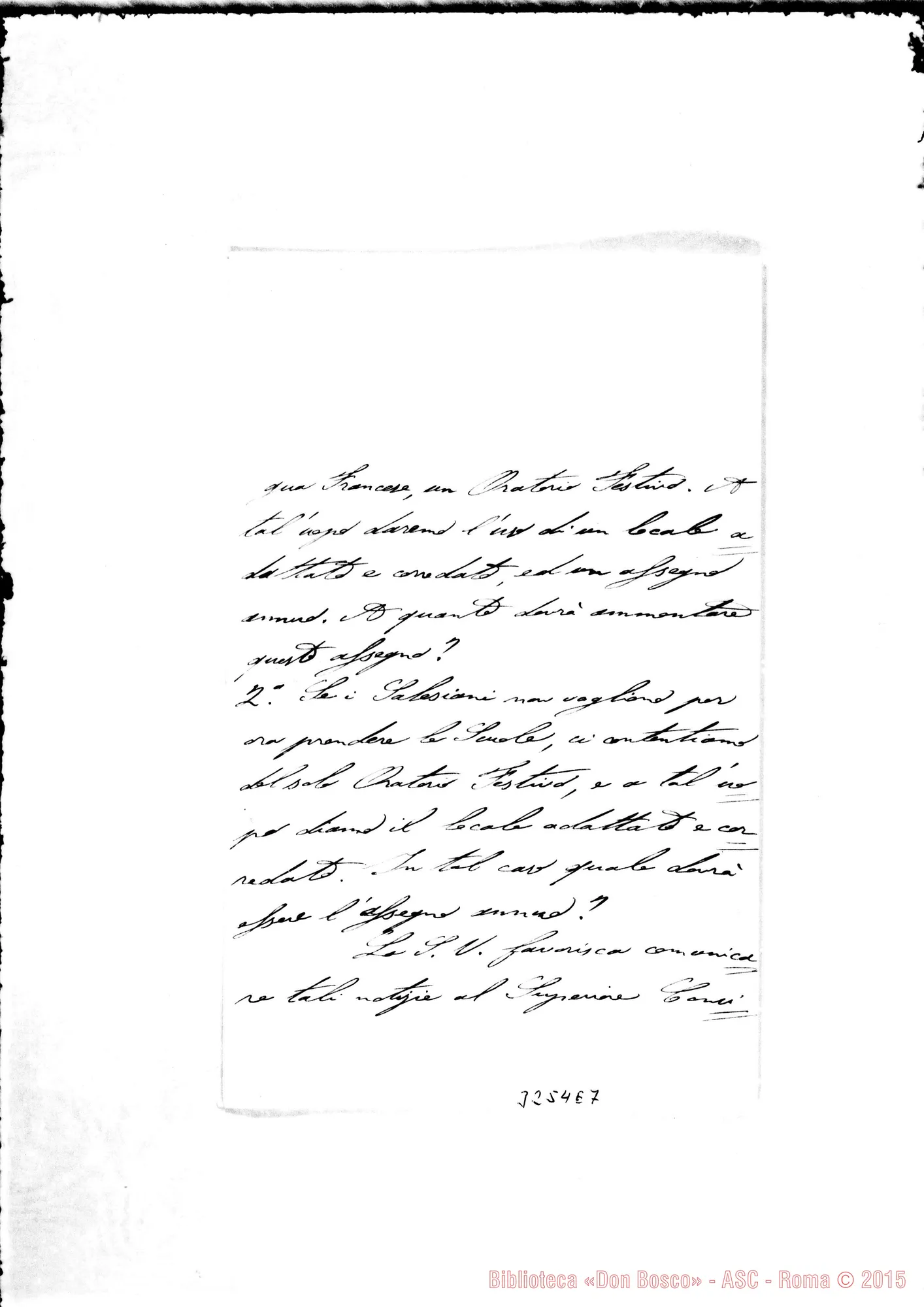 Fotogramma E 7 — Don Ribacchi-Don Cagliero Cesare. Gualdo Tadino, 3-05-1895