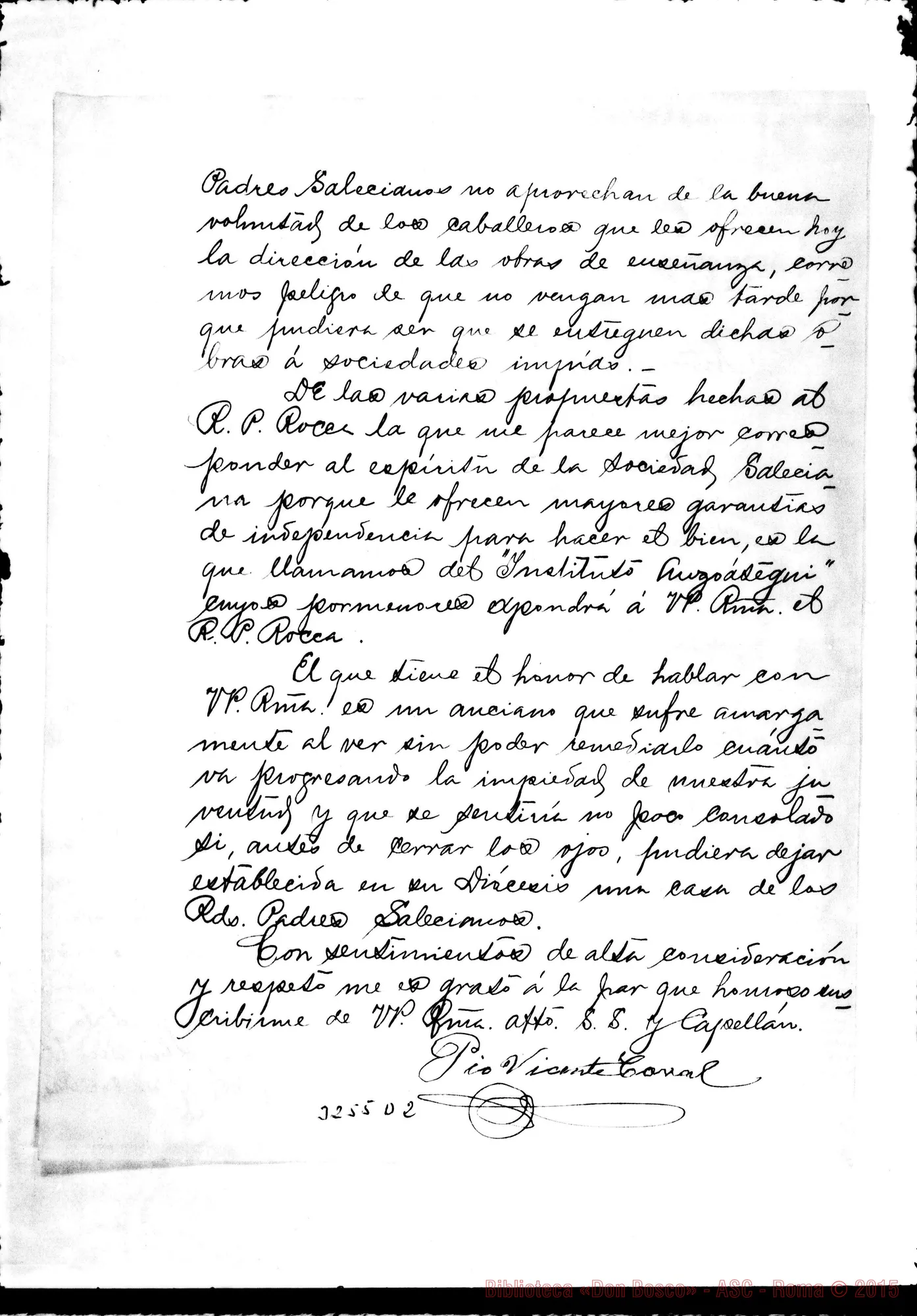 Fotogramma D 2 — Don Pio Vicente Corral-Don Rua. Guayaquil, 20-10-1900