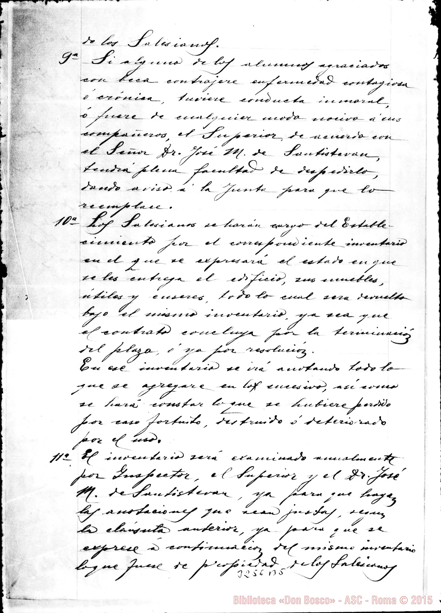 Fotogramma B 5 — Contrato de los Salesianos con la Junta de Beneficencia, 1904 Copia
