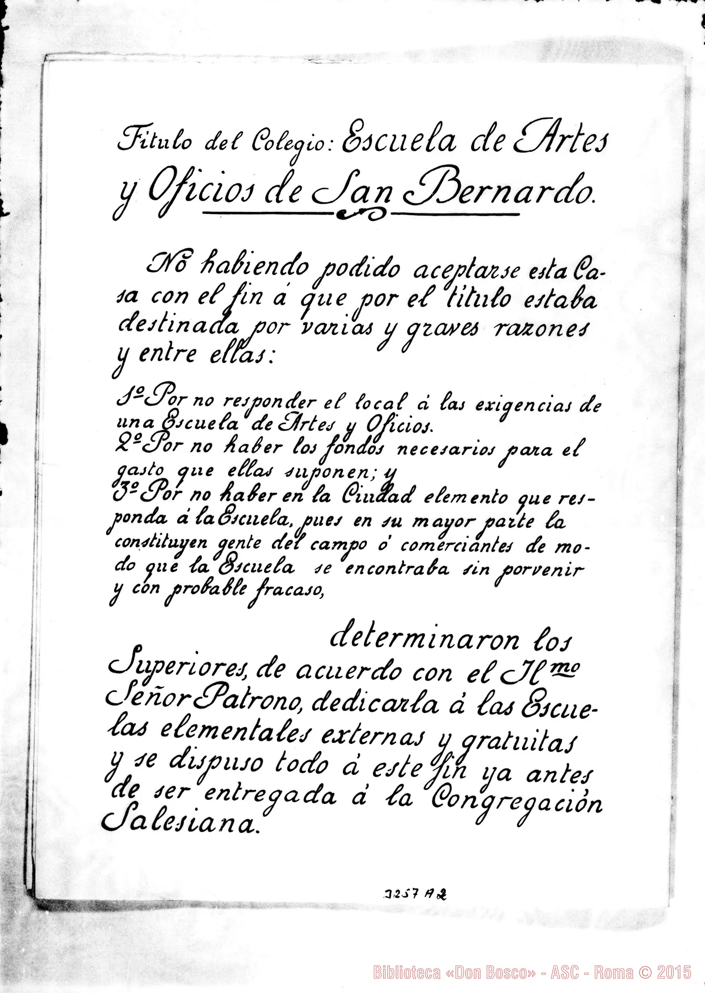 Fotogramma A 2 — Memoria