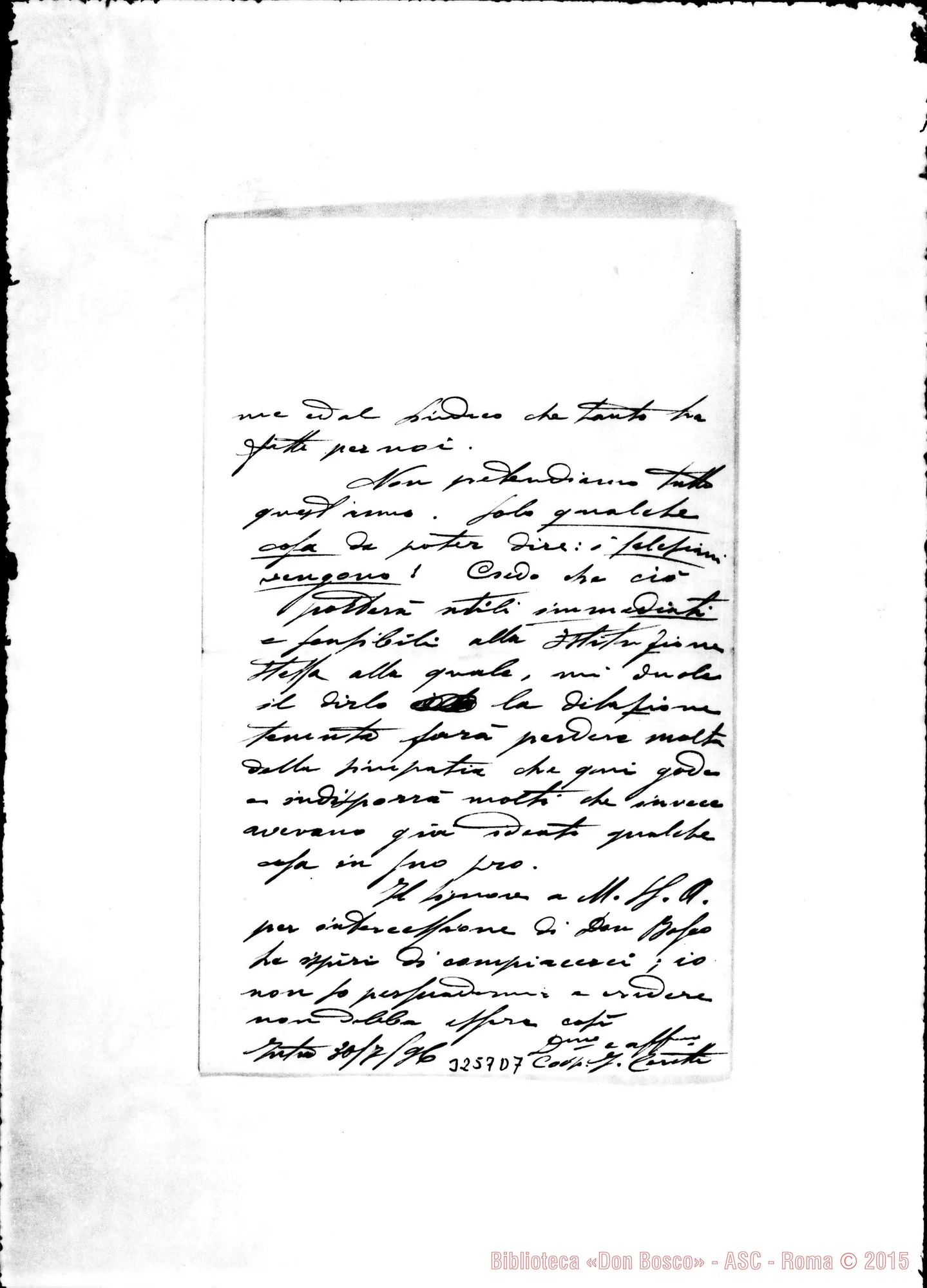 Fotogramma D 7 — J. Ceretti-Don Rua. Intra, 30-07-1896