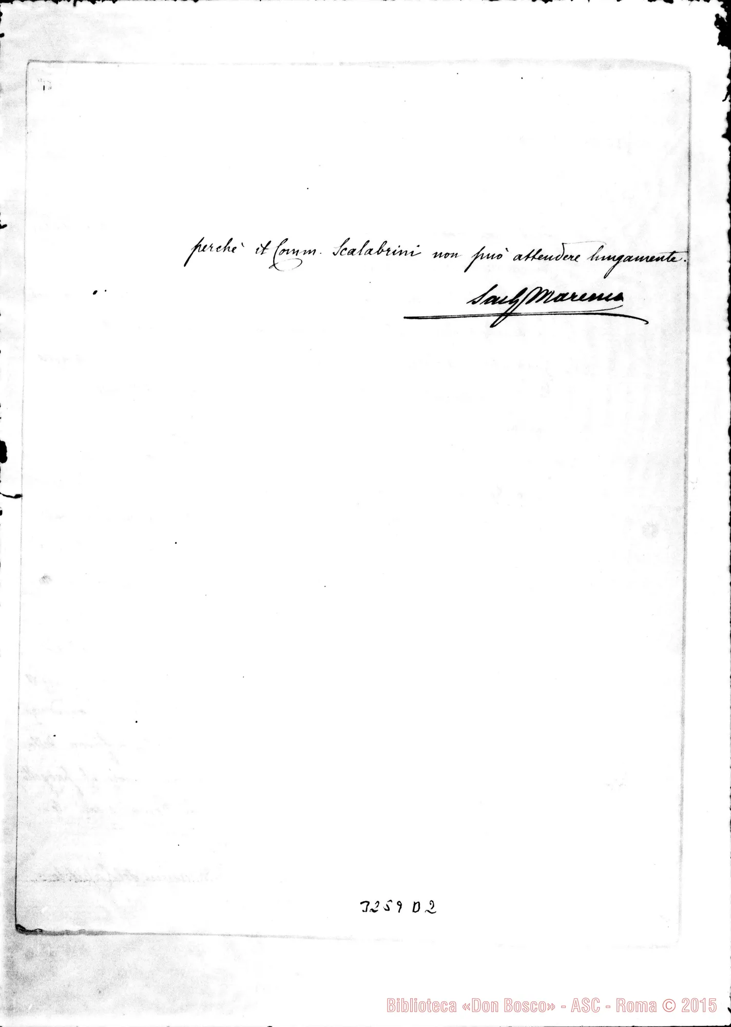 Fotogramma D 2 — Don Marenco-Don Rua. Roma, 23-05-1902