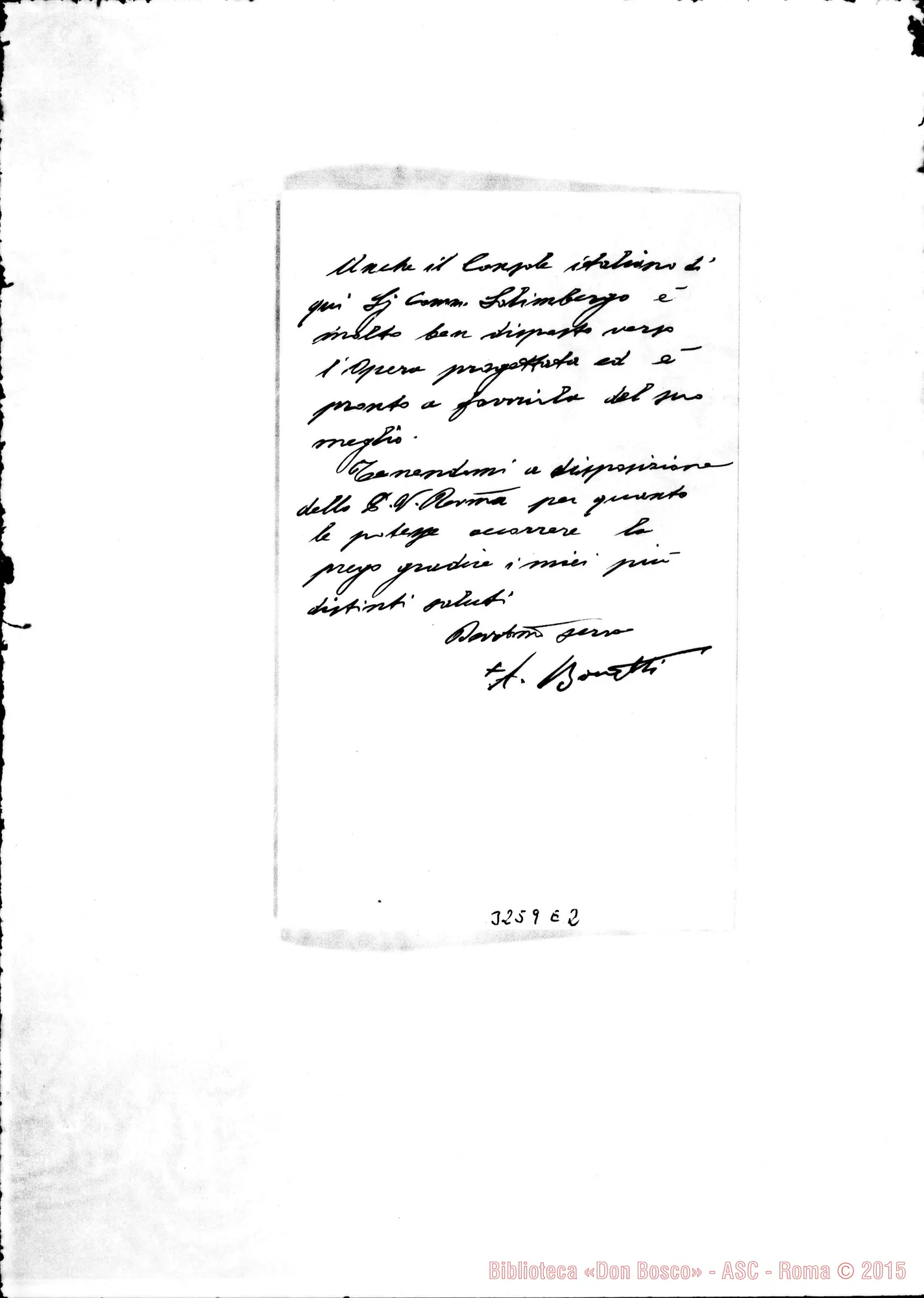 Fotogramma E 2 — Augusto Bonetti, vesc.-Rev.mo Padre. Costant., 29-07-1902