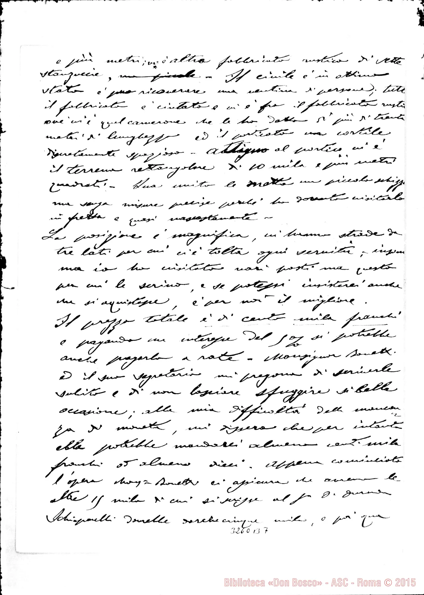 Fotogramma B 7 — Don Luigi Nai-Amatissimo Padre. Costant., 14-03-1903 Autogr. Rinaldi
