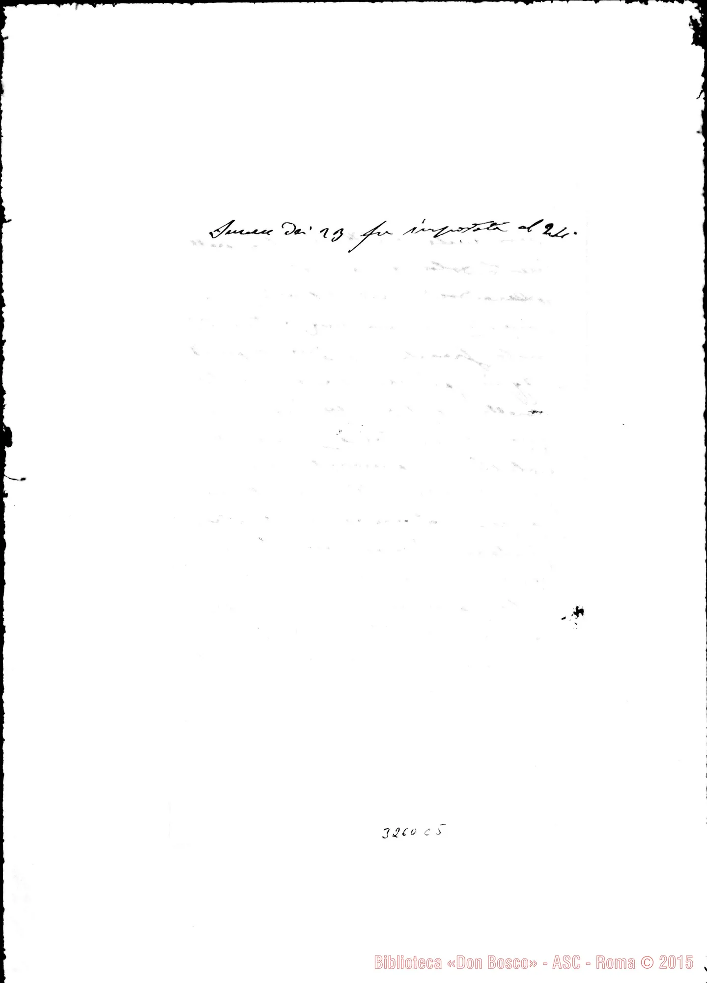 Fotogramma C 5 — Don Luigi Nai-Amatissimo Padre. Costantinopoli, 23-03-1903