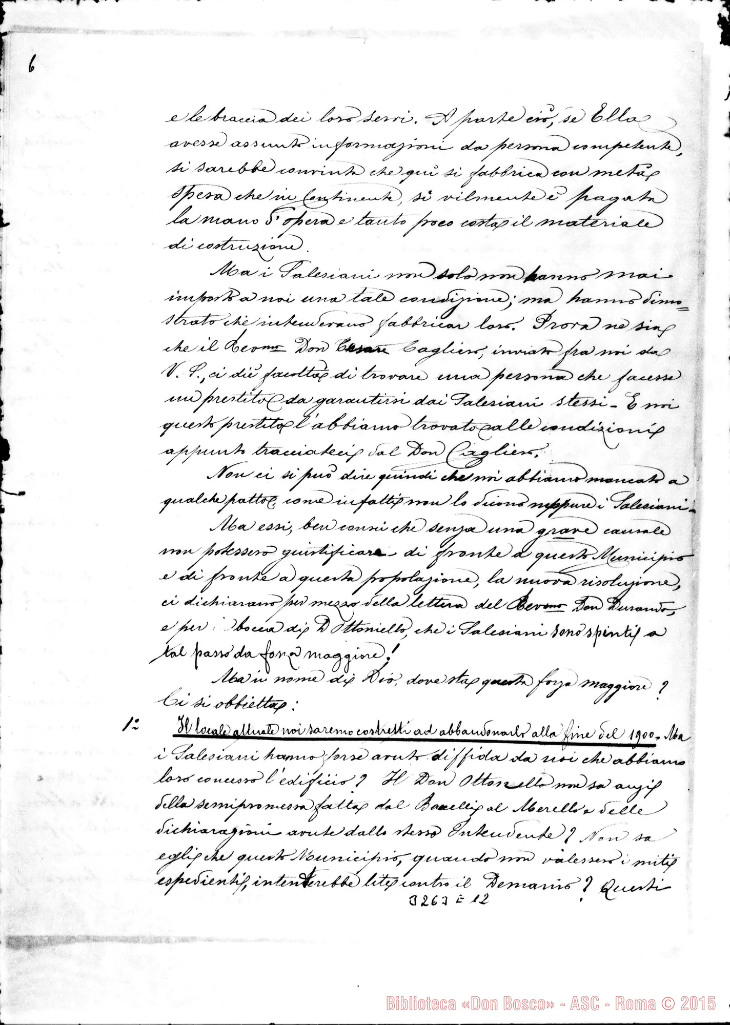 Fotogramma E 12 — Sindaco di Lanusei-Don Rua, il 9-03-1900