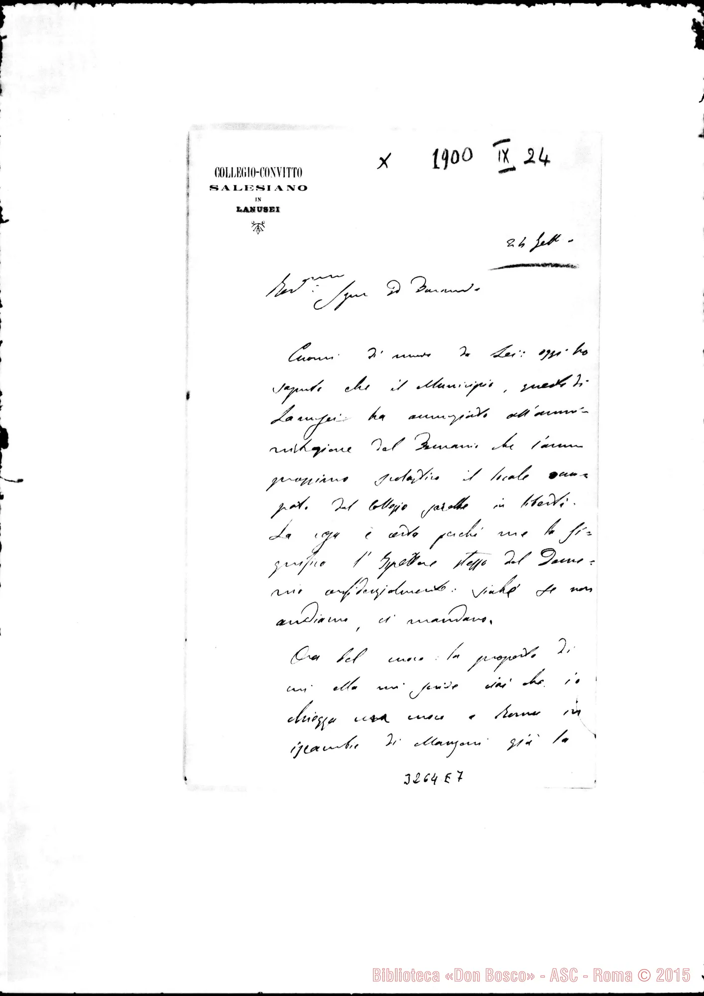 Fotogramma E 7 — Don Ottonello-Don Durando. Lanusei, 16-09-1900