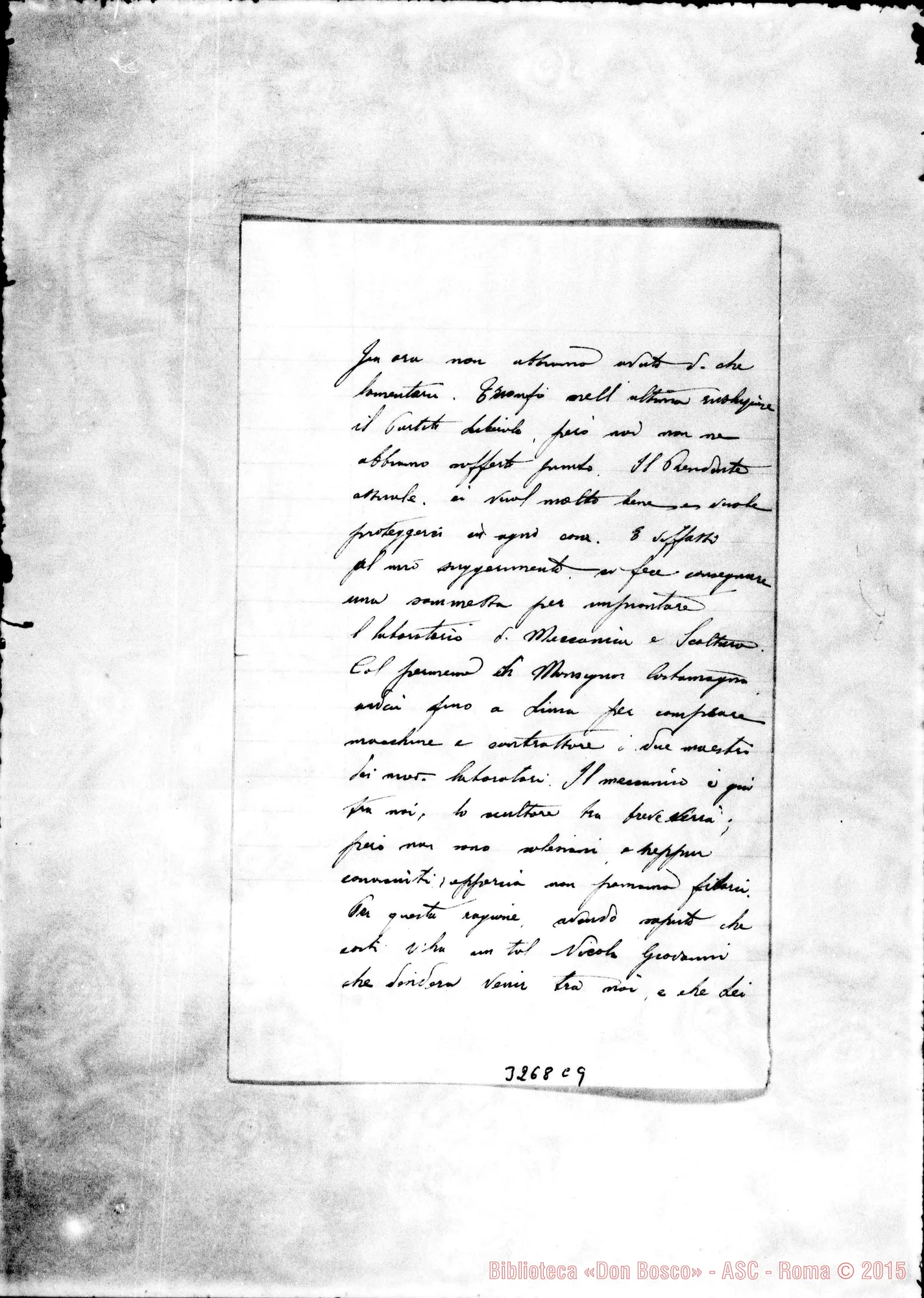 Fotogramma C 9 — Don Rayneri Giuseppe-Don Lazzero. La Paz, 8-05-1900