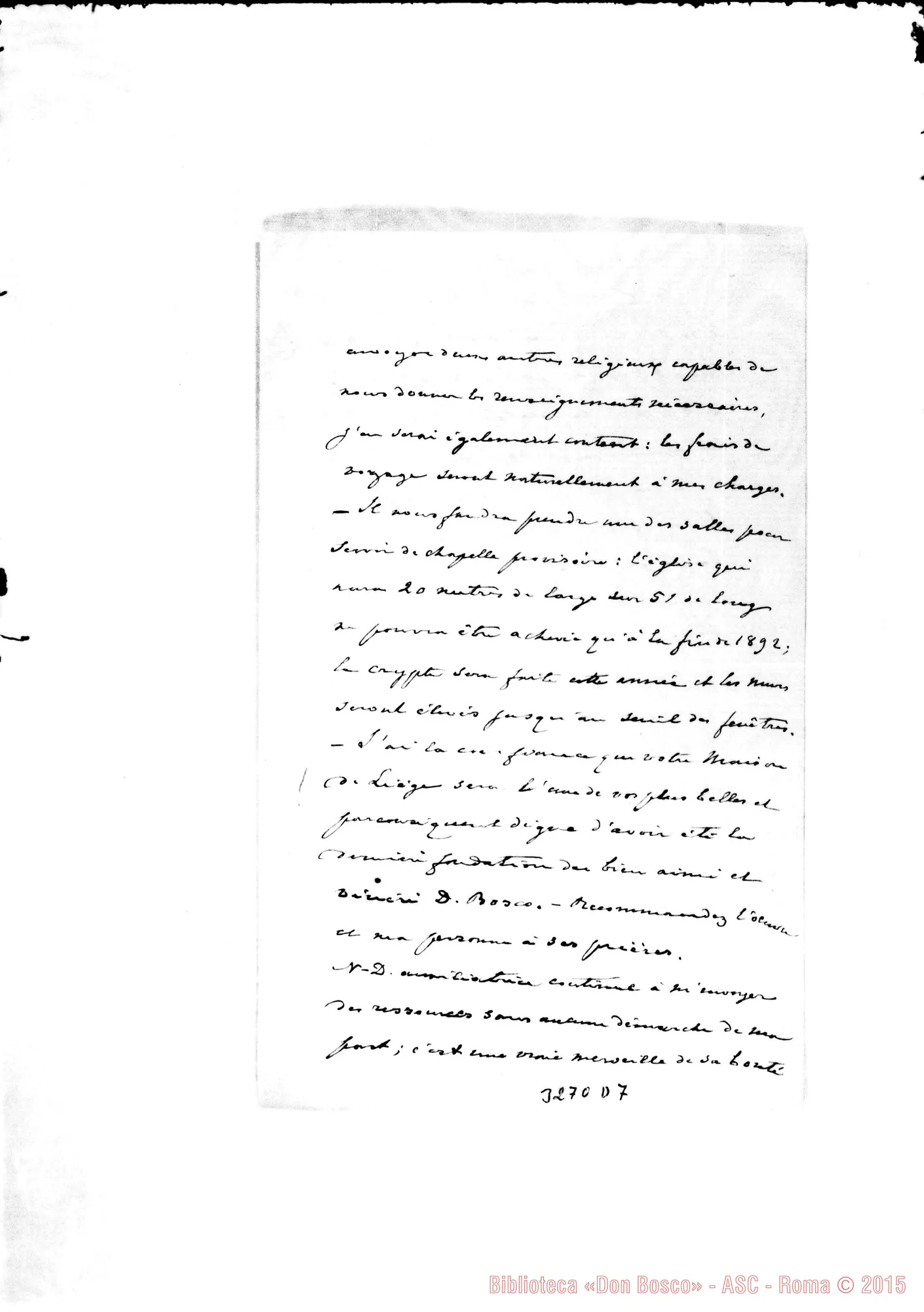 Fotogramma D 7 — Vittore G. Doutreloux, vesc.-Don Rua. Liège, 24-04-1891